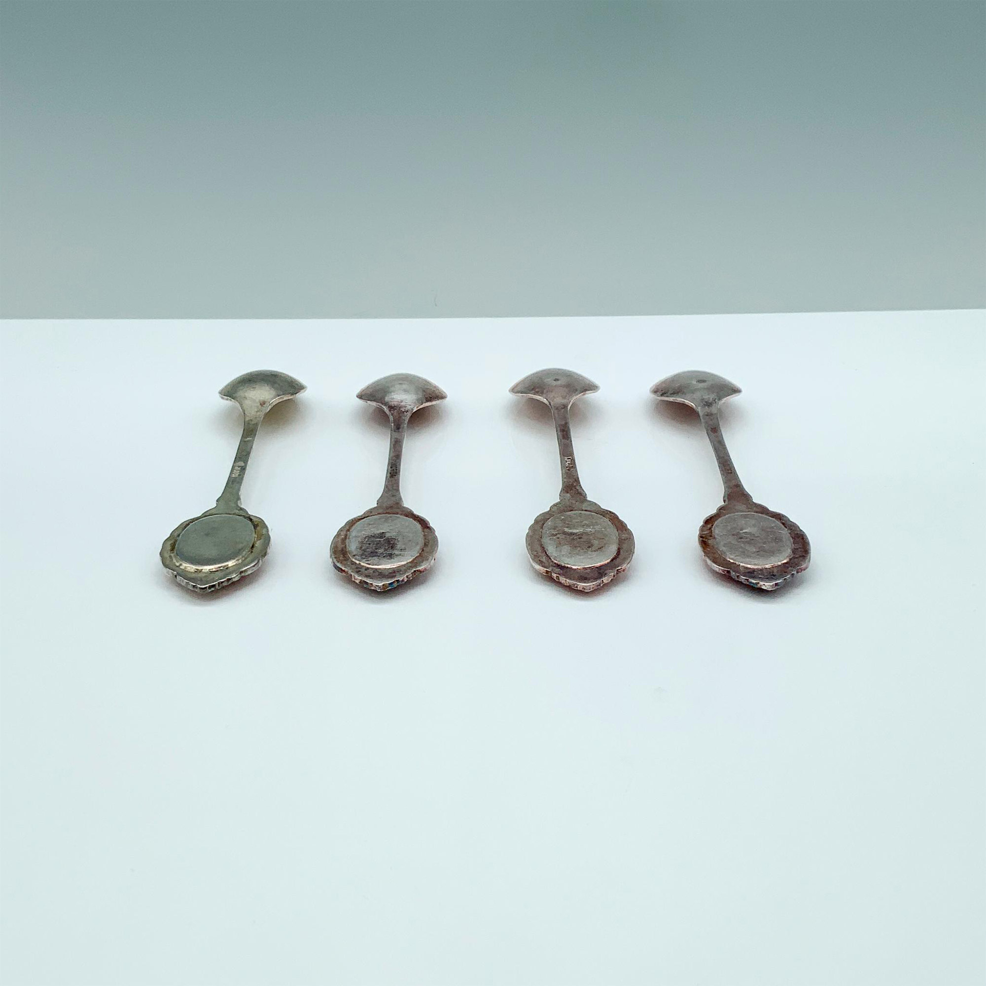 4pc Rose Motif Teaspoons - Image 3 of 3