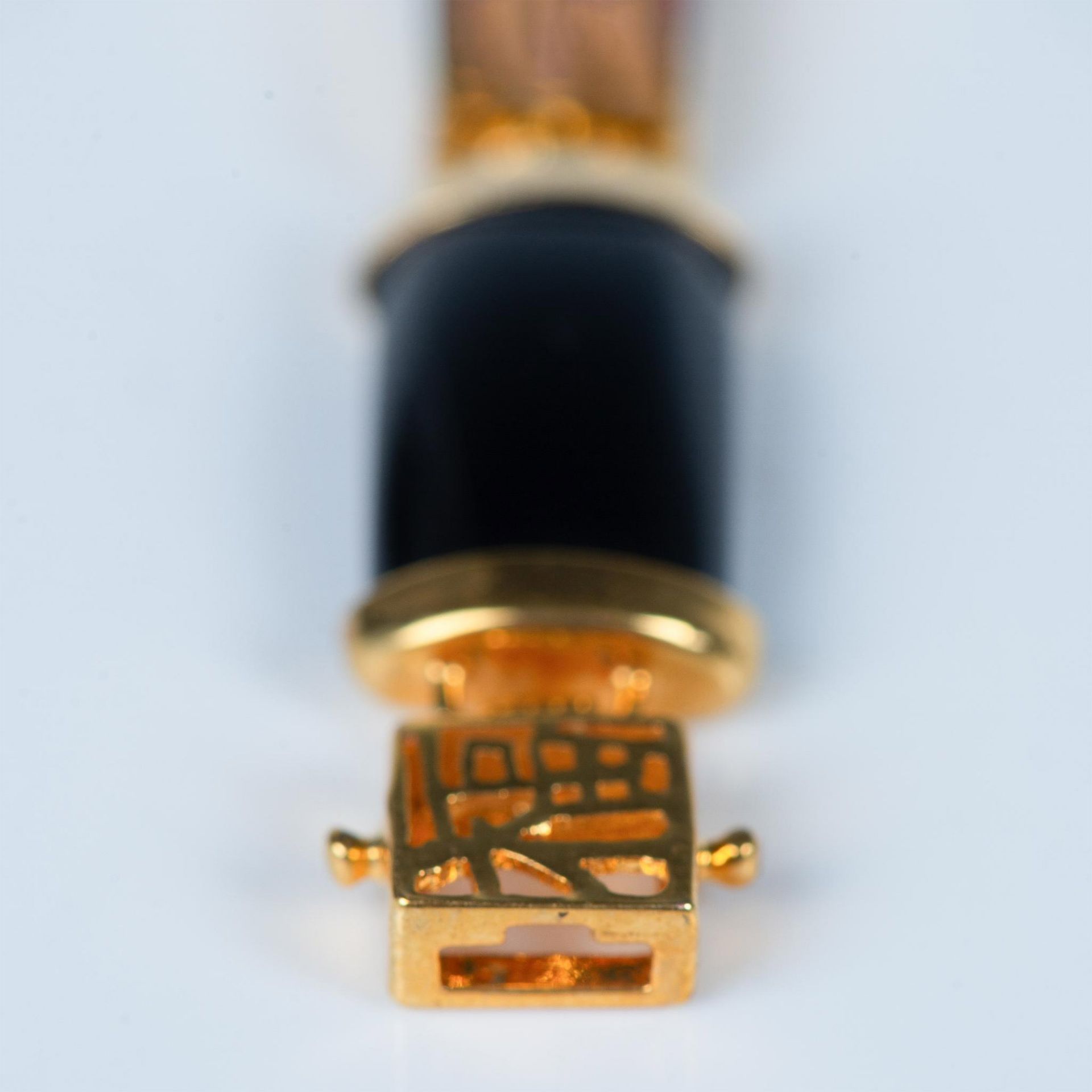Chinese 14K Gold Multi-Colored Gemstone Bracelet - Image 6 of 7