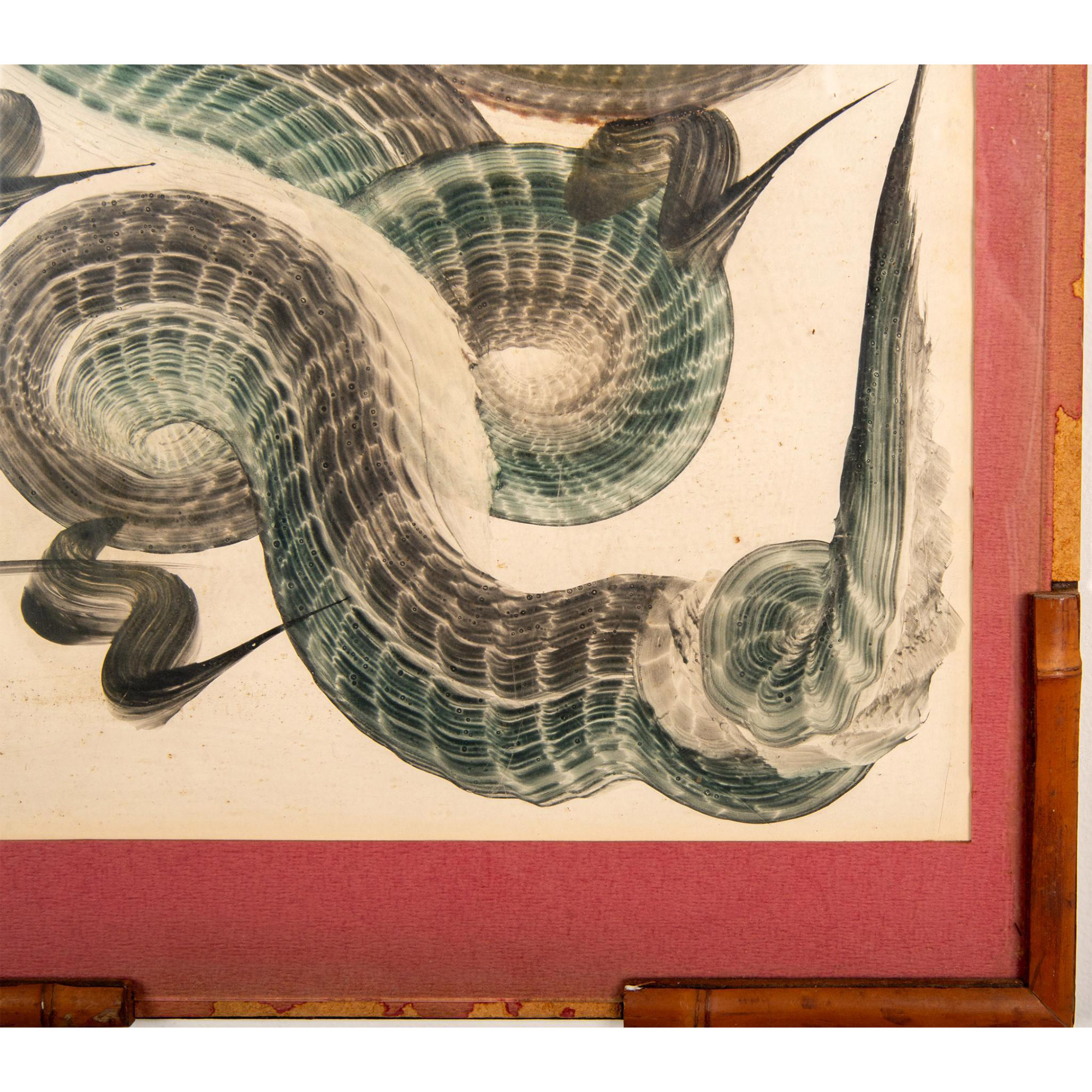 Japanese Ippitsuryu Sumi-e Ink Dragon Painting - Image 4 of 6