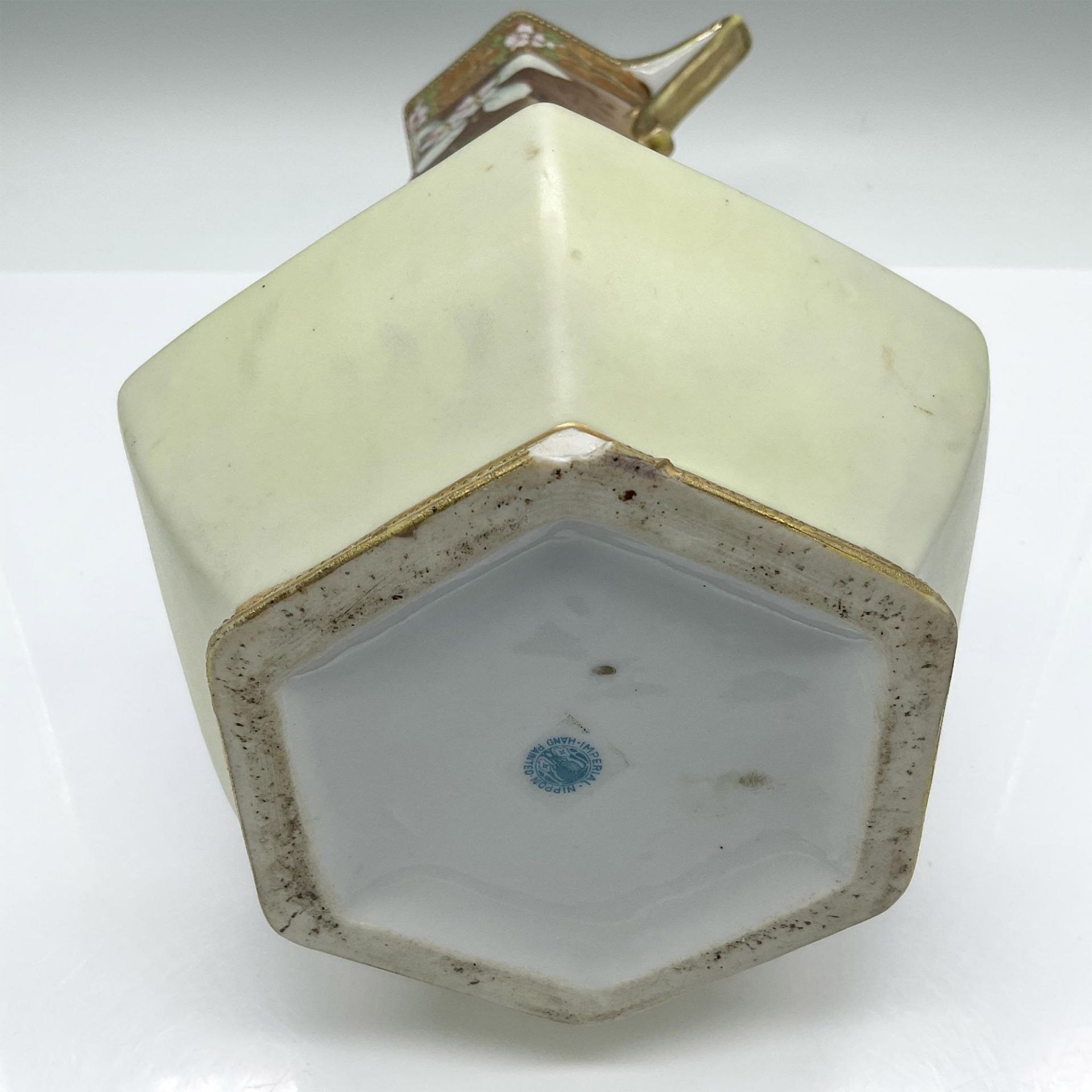Vintage Imperial Nippon Porcelain Apple Blossom Vase - Image 4 of 4