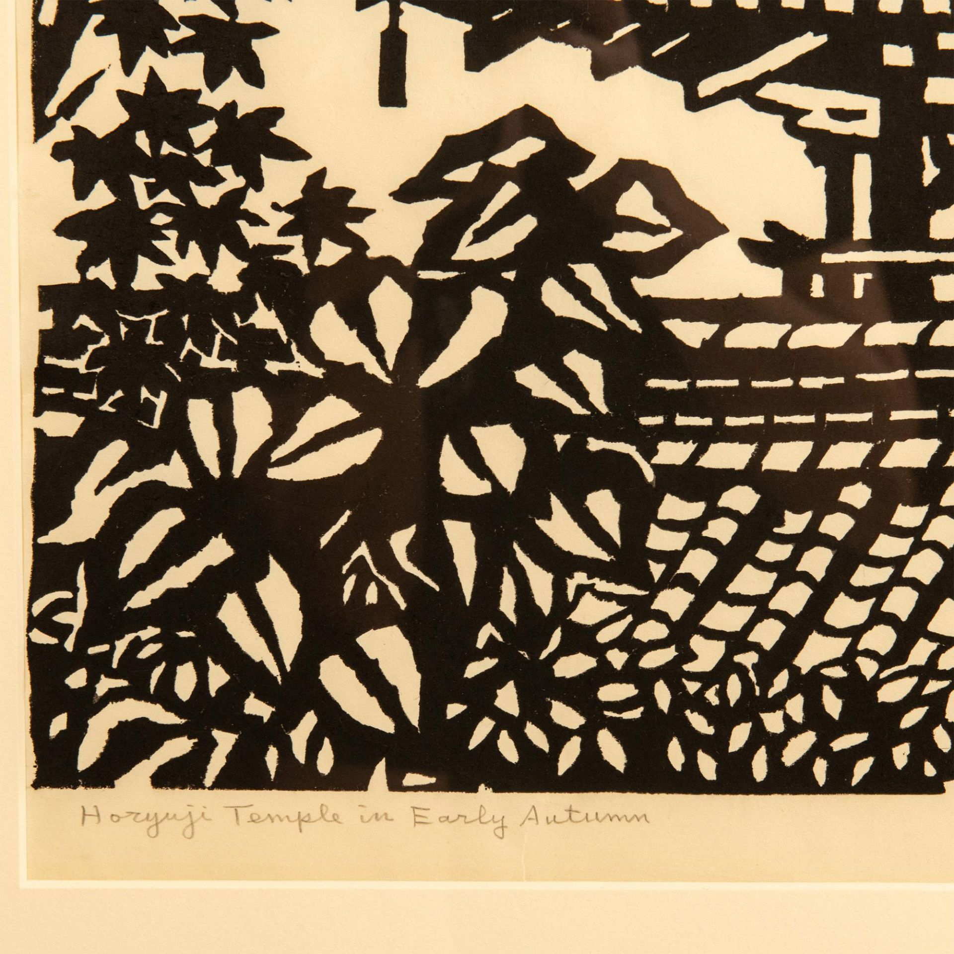 Un'ichi Hiratsuka, Original B&W Woodblock on Paper, Signed - Bild 3 aus 7