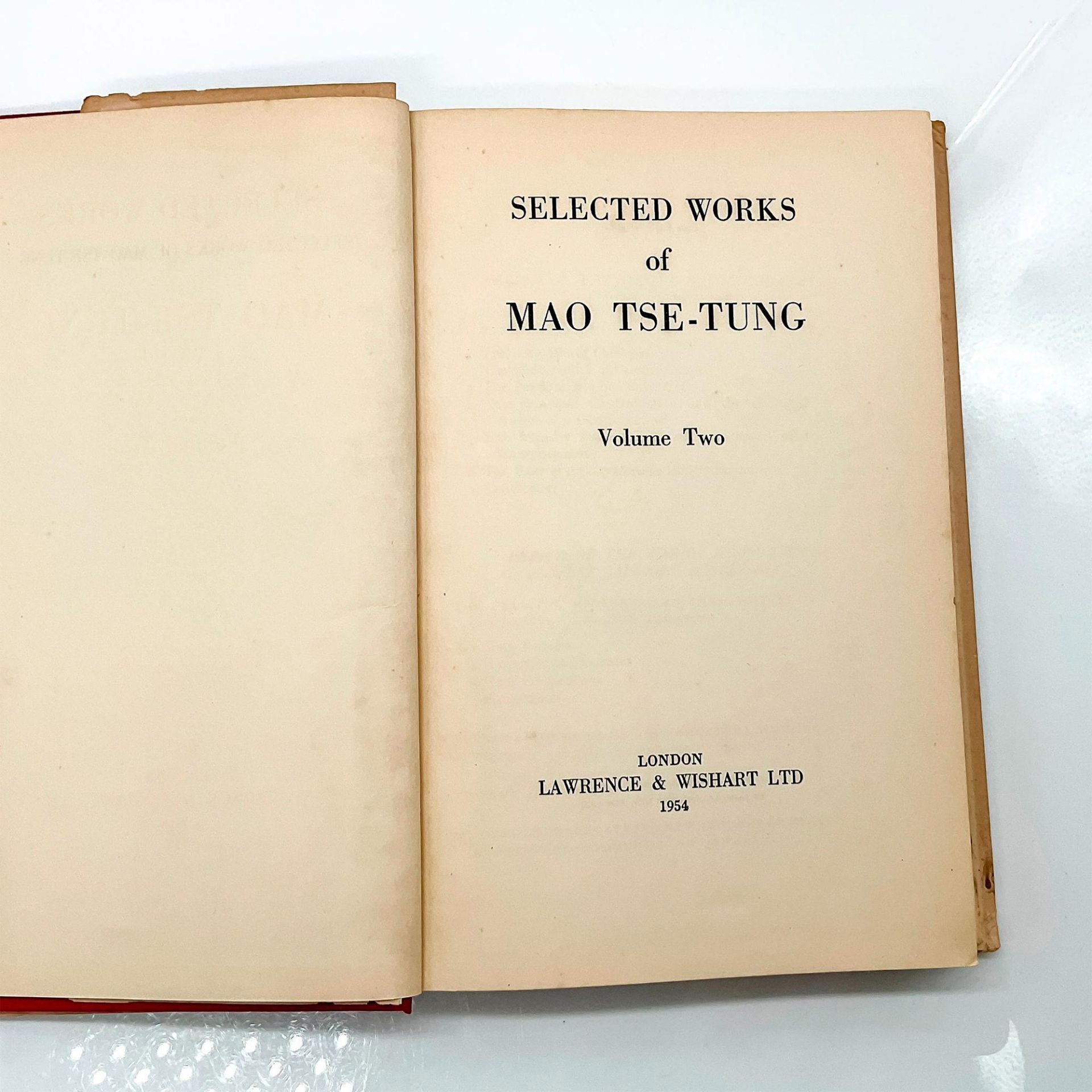 Hardcover Book, Selected Works of Mao Tse-Tung Vol.2 - Image 2 of 2