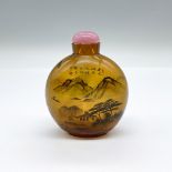 Vintage Chinese Reverse Painted Snuff Bottle
