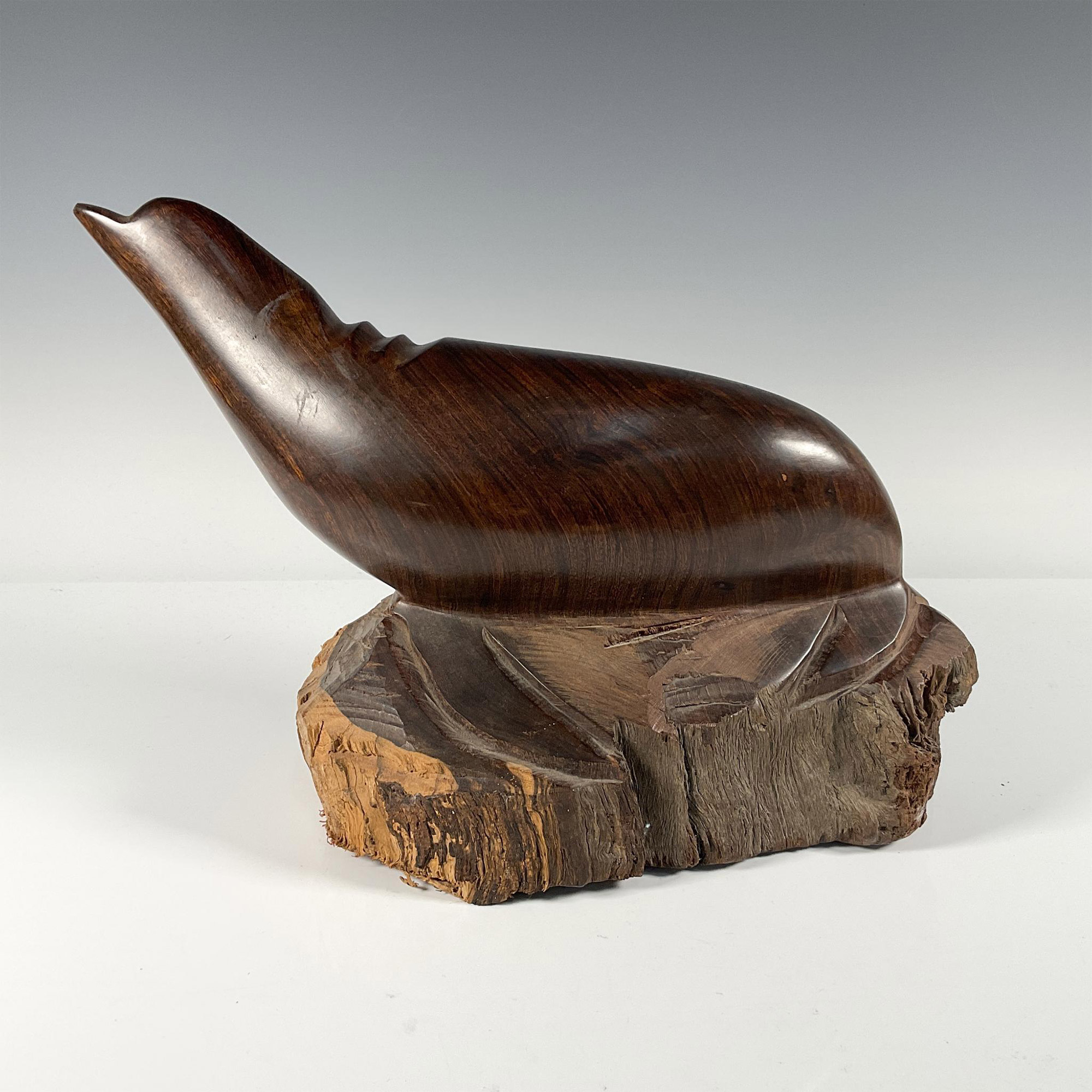 Japanese Rosewood Seal Sculpture