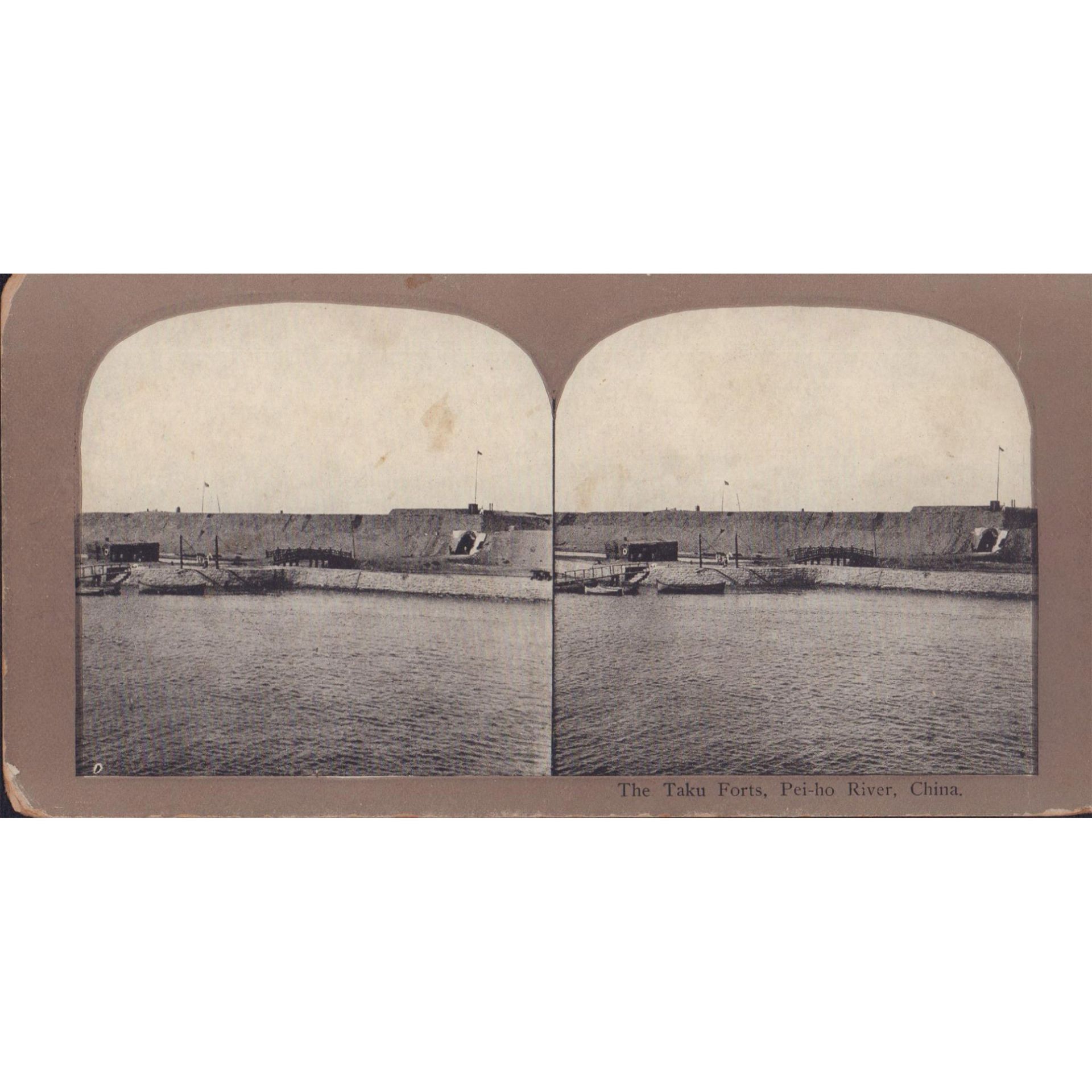 Set of Antique Stereoscopic Sepia & Color Photographs - Image 3 of 7