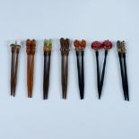 7 Pairs of Decorative Hair Sticks