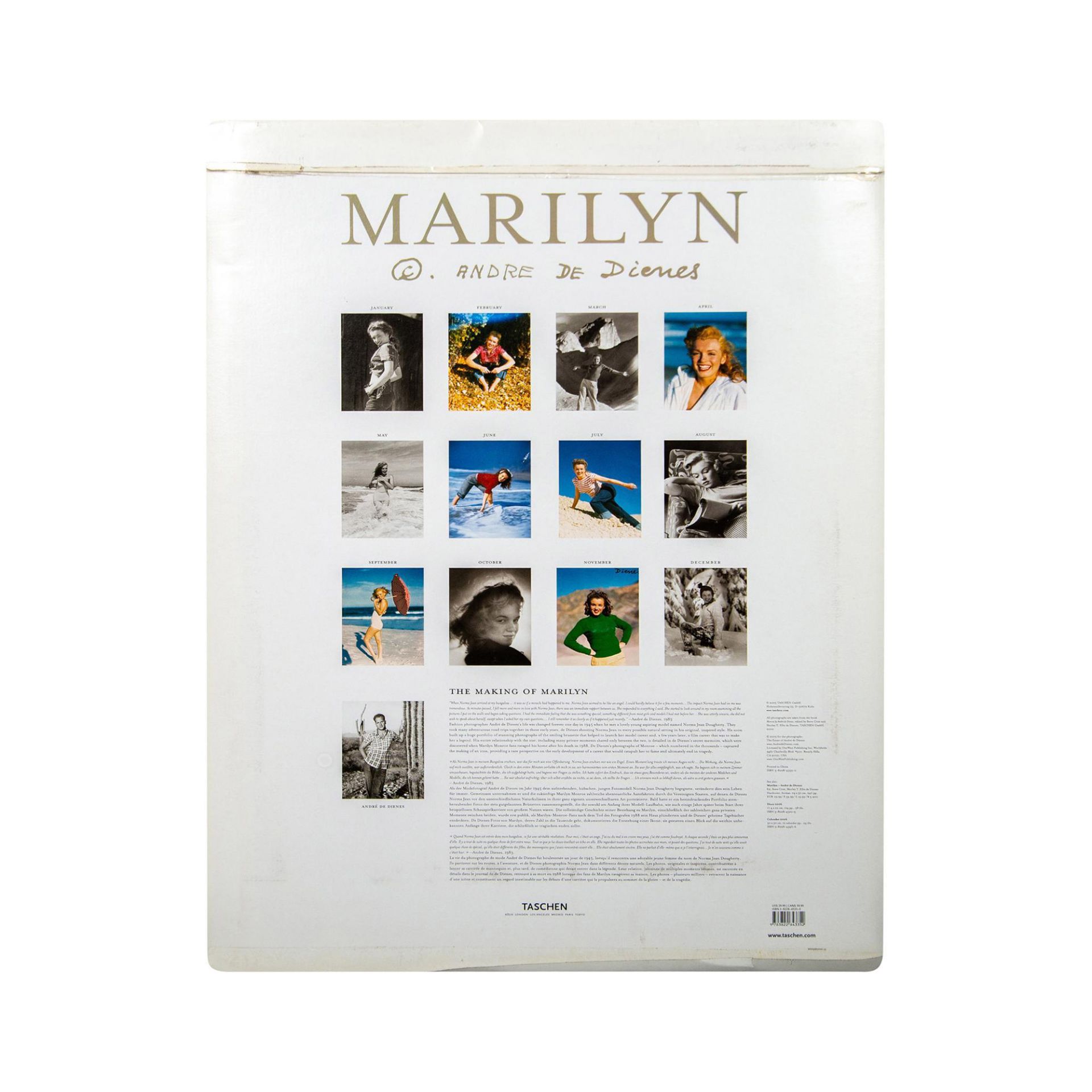 Andre de Dienes (Hungarian 1913-1985) Marilyn Calendar - Image 2 of 2