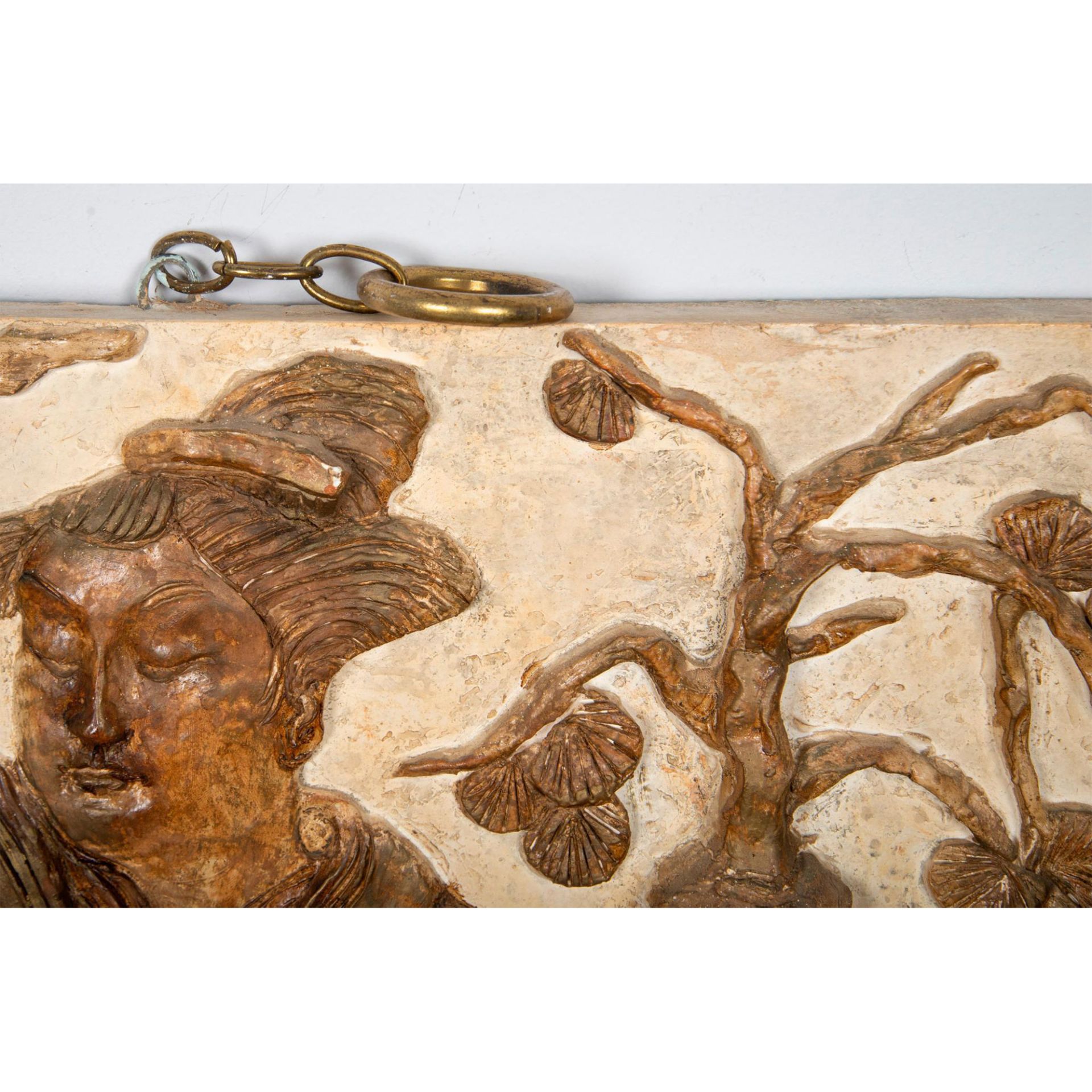 Gilded Plaster, Chinoiserie Figurative Composition - Image 5 of 7
