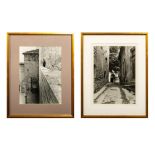 2pc Framed Italian Monochrome Silver Gelatin Photographs