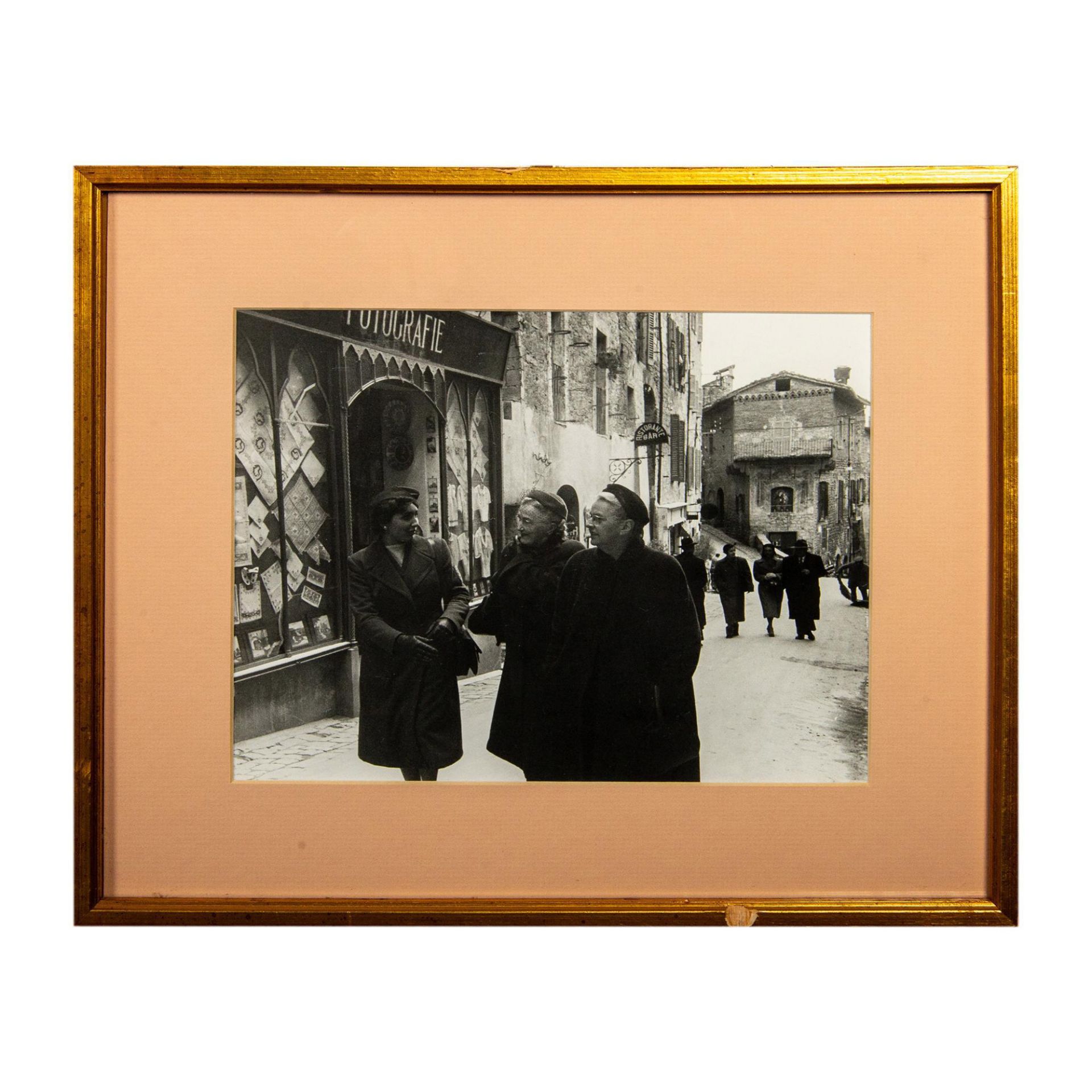 2pc Framed Italian Monochrome Silver Gelatin Photographs - Bild 2 aus 8