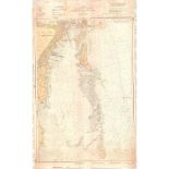 USC&GS Map, Miami to Elliot Key, FL Intercoastal Waterway