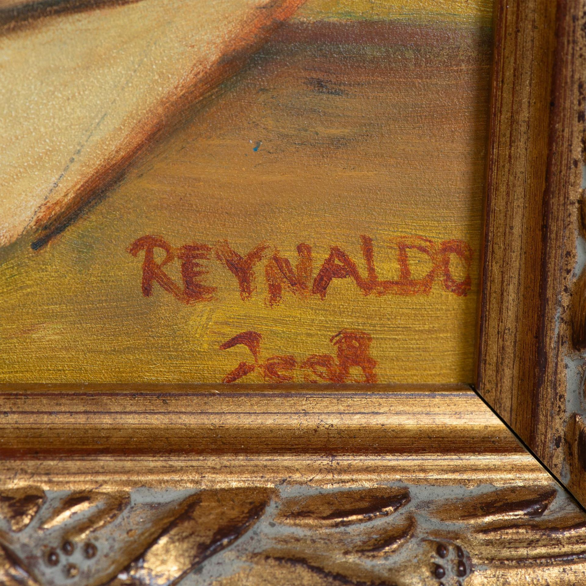 Reynaldo Fonseca, Large Original Oil on Canvas, Signed - Bild 6 aus 8
