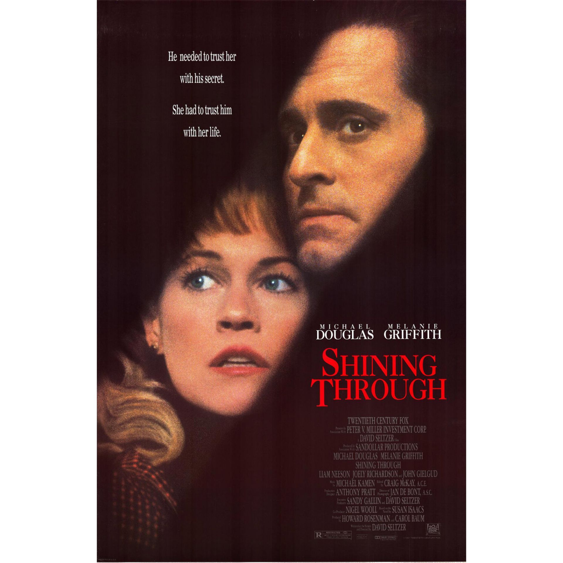 Movie Poster, Shinning Through, 1992
