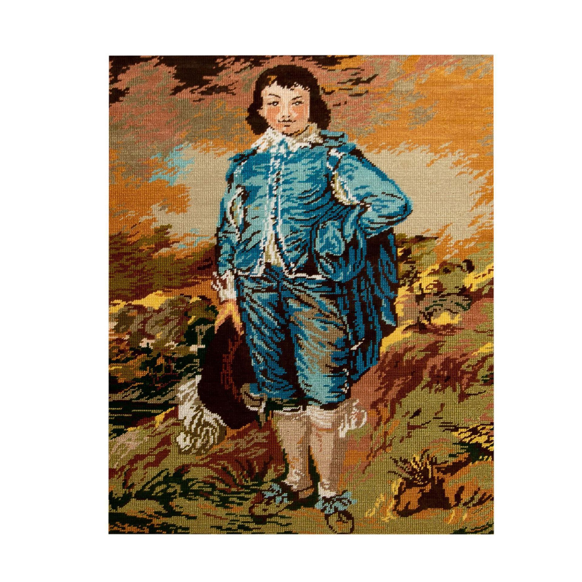 Thomas Gainsborough, Needlepoint, The Blue Boy - Image 2 of 5