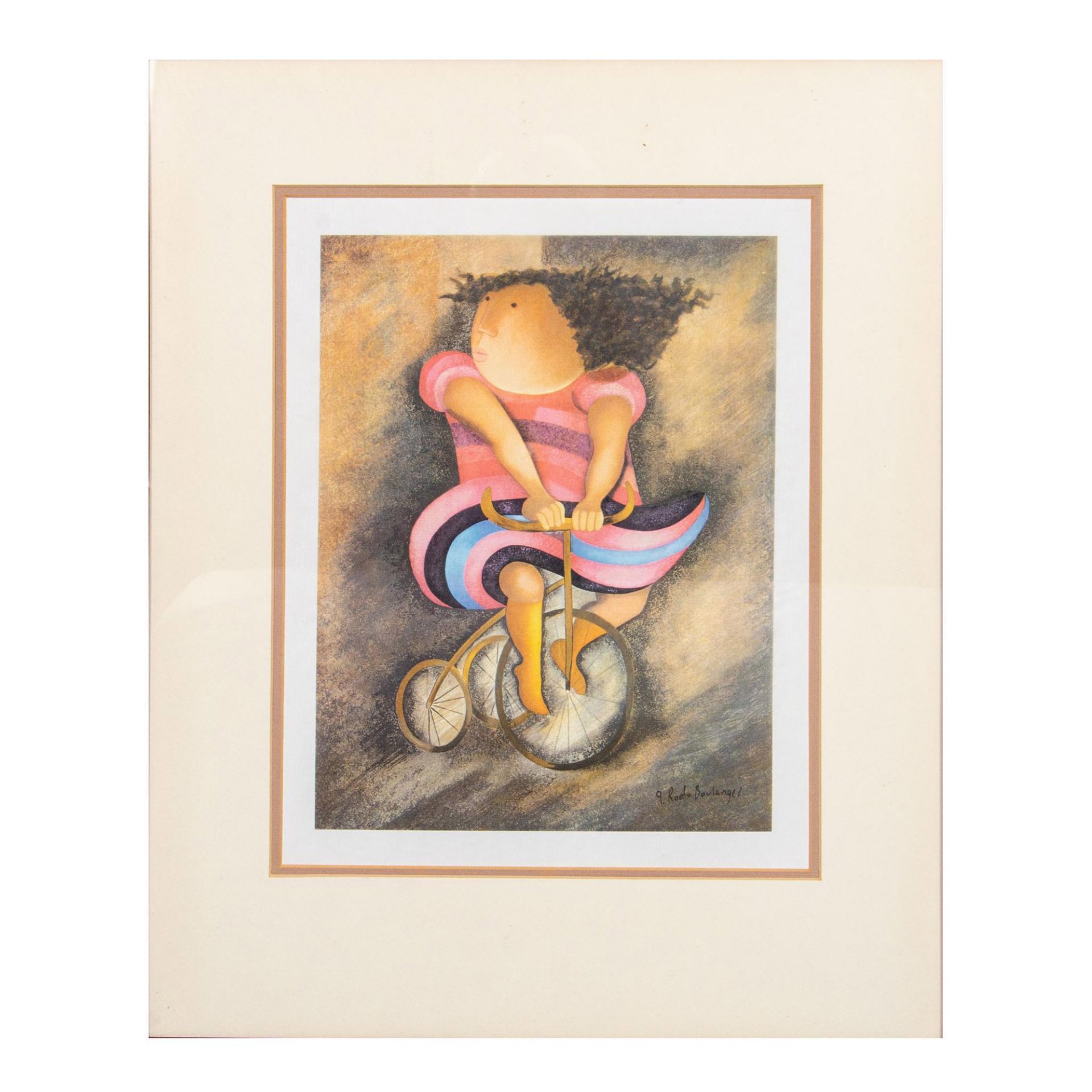 Graciela Rodo Boulanger, Color Lithograph on Paper Tricycle - Image 2 of 6