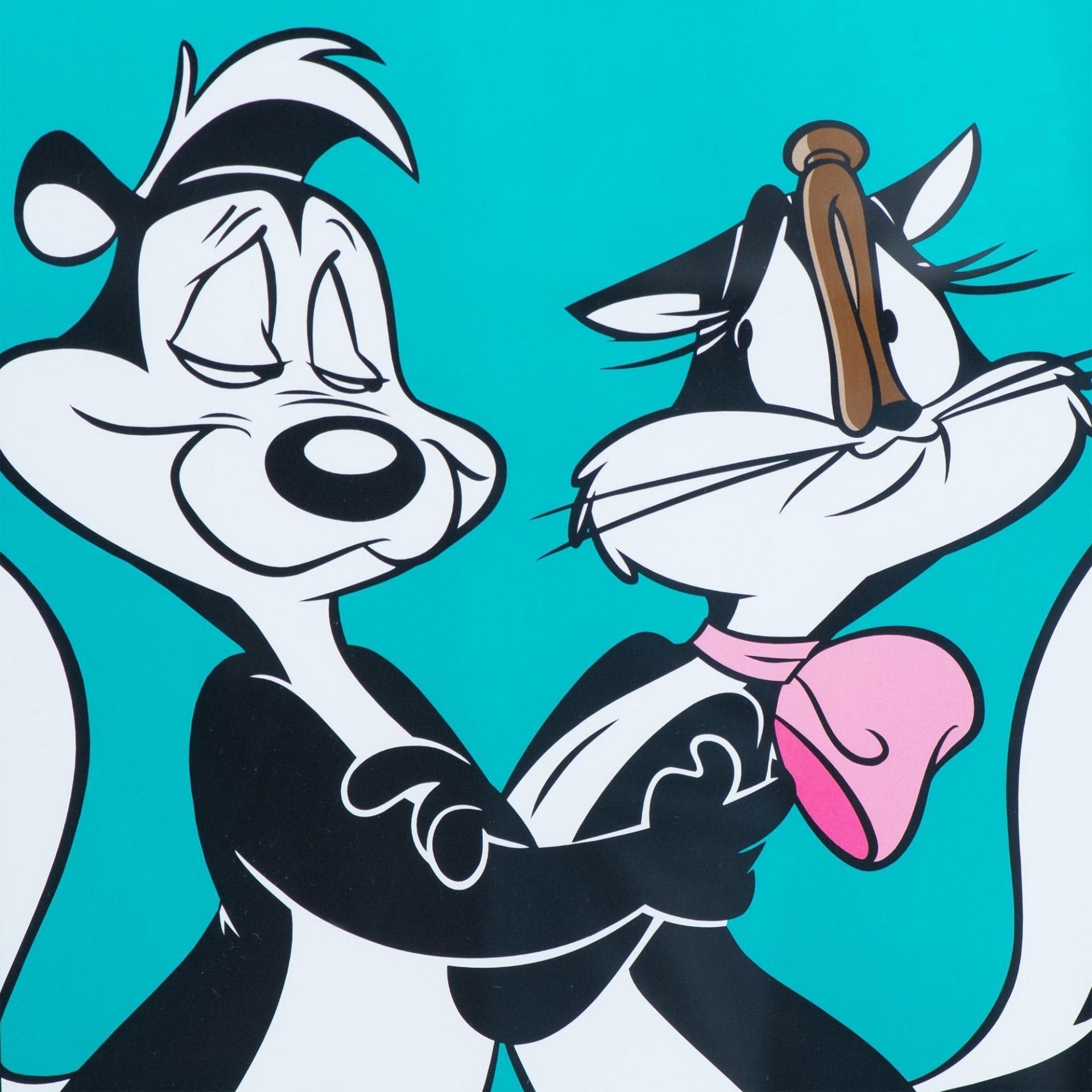 Large Looney Tunes Serigraph Cel, Pepe Le Pew & Penelope - Image 4 of 8