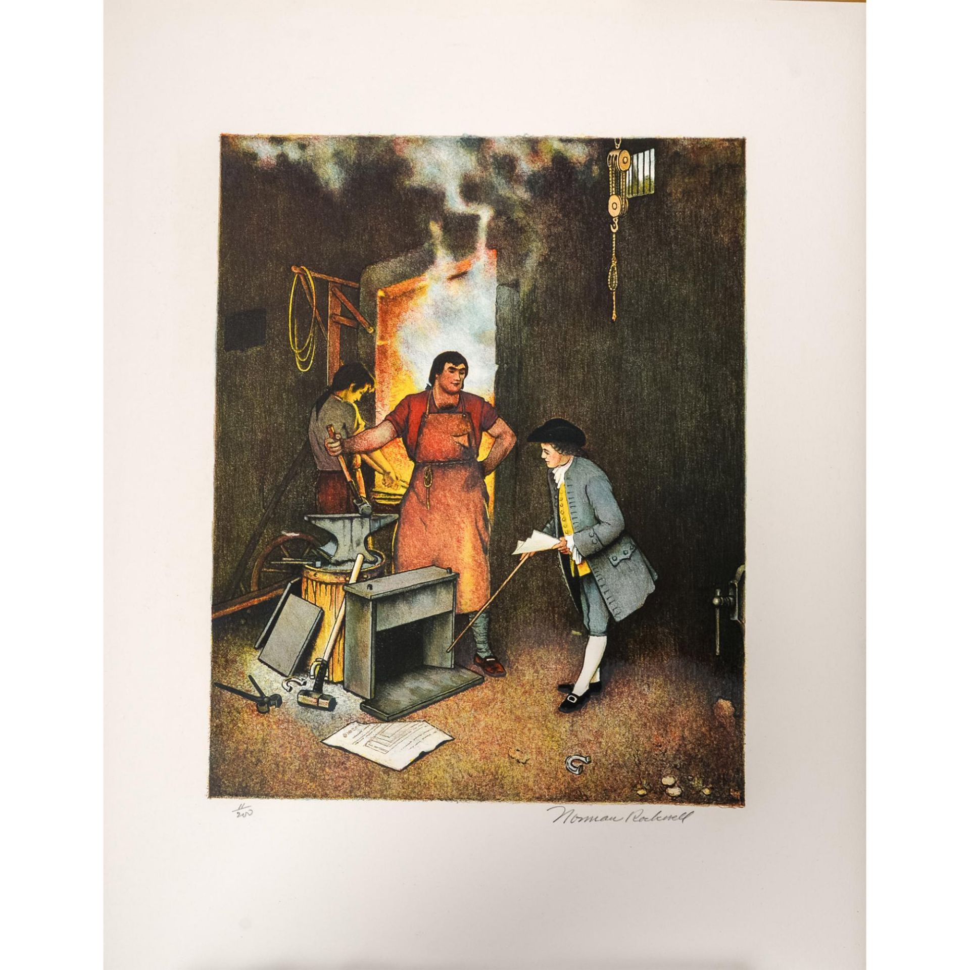 Norman Rockwell, Poor Richard's Almanack, Signed Suite - Bild 10 aus 19