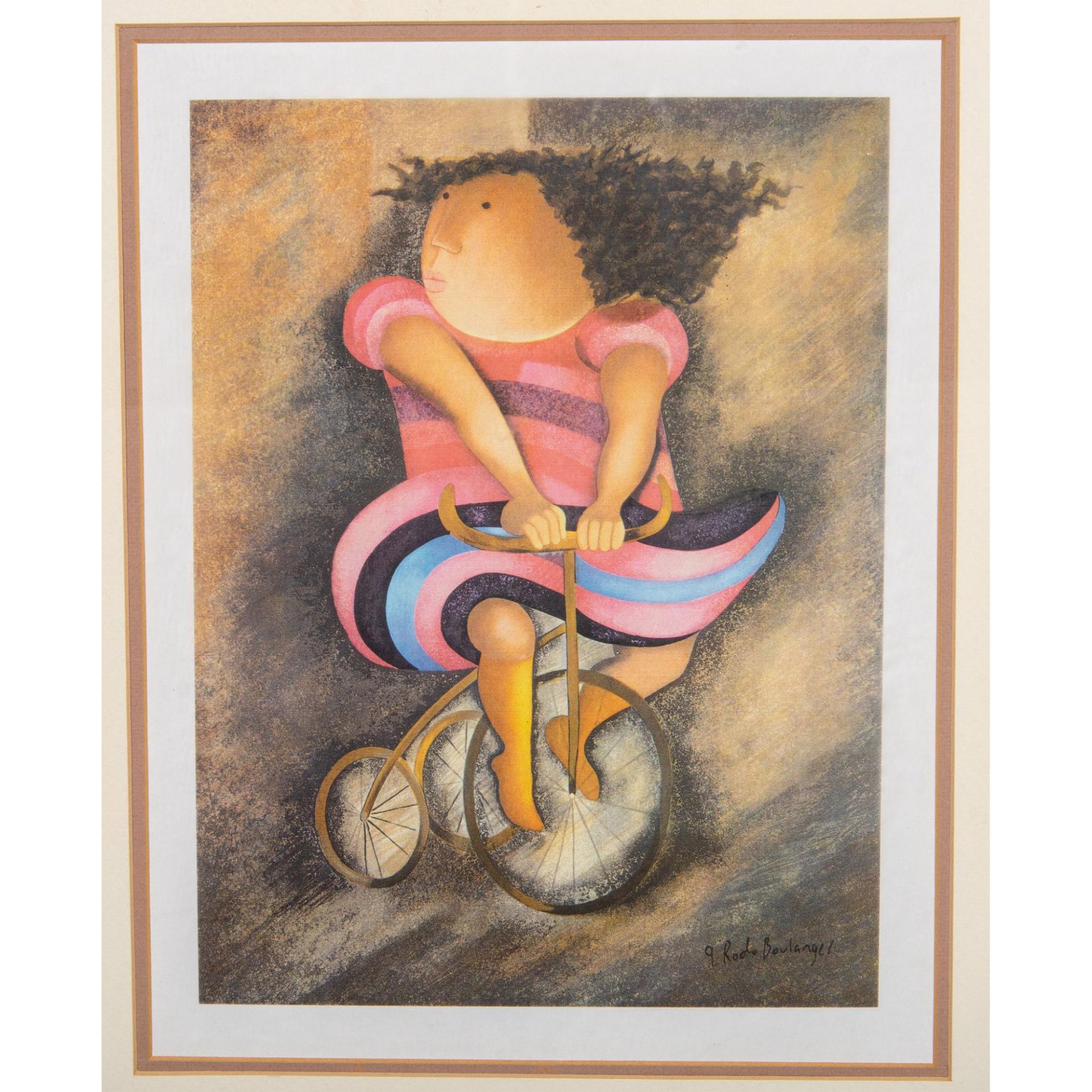 Graciela Rodo Boulanger, Color Lithograph on Paper Tricycle - Image 3 of 6
