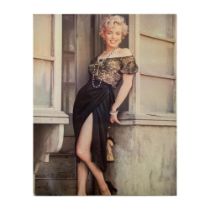 Large Posterboard Print, Marilyn Monroe, Doorway