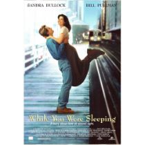 Double Sided Movie Poster, While You Were Sleeping, 1995