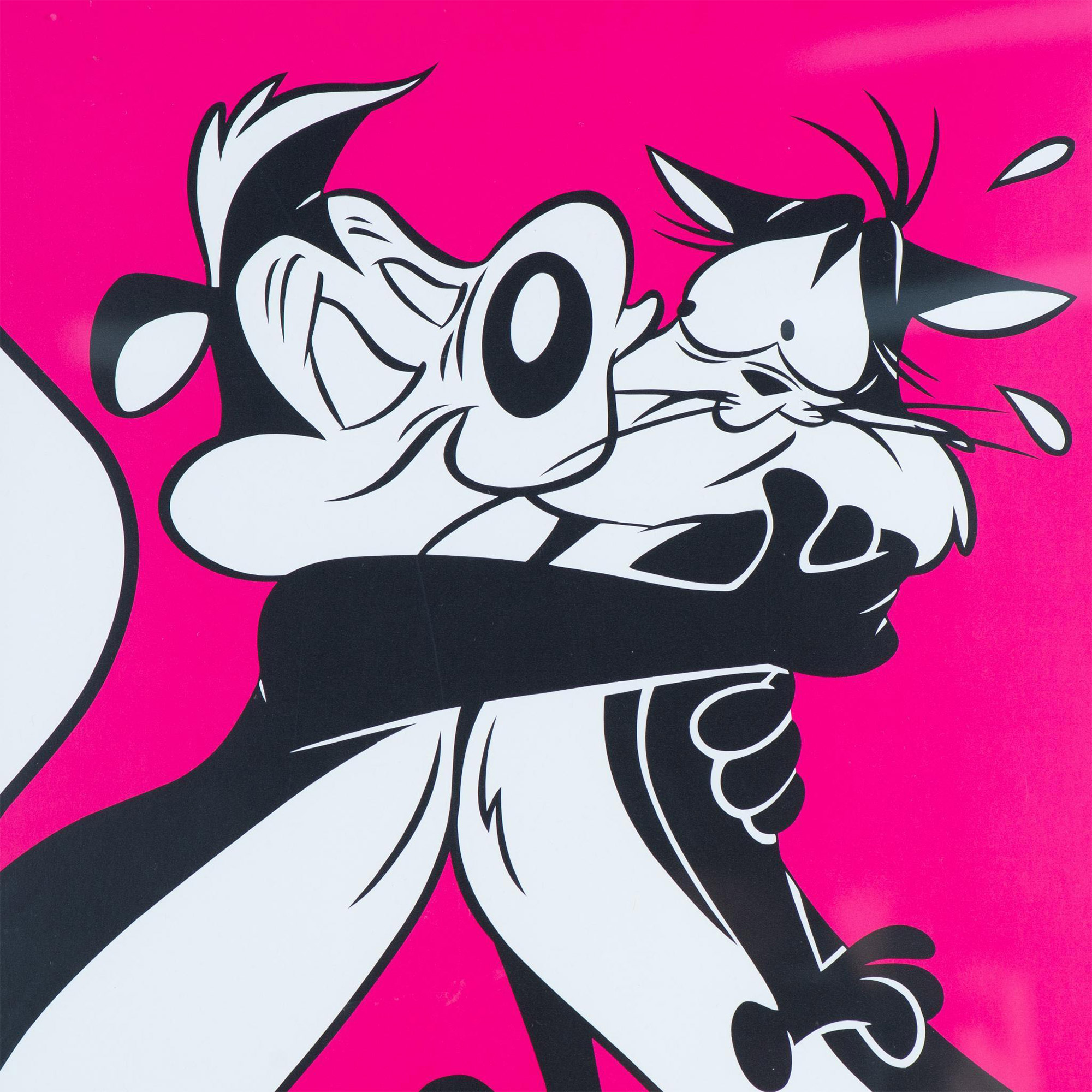 Large Looney Tunes Serigraph Cel, Pepe Le Pew & Penelope - Image 2 of 8