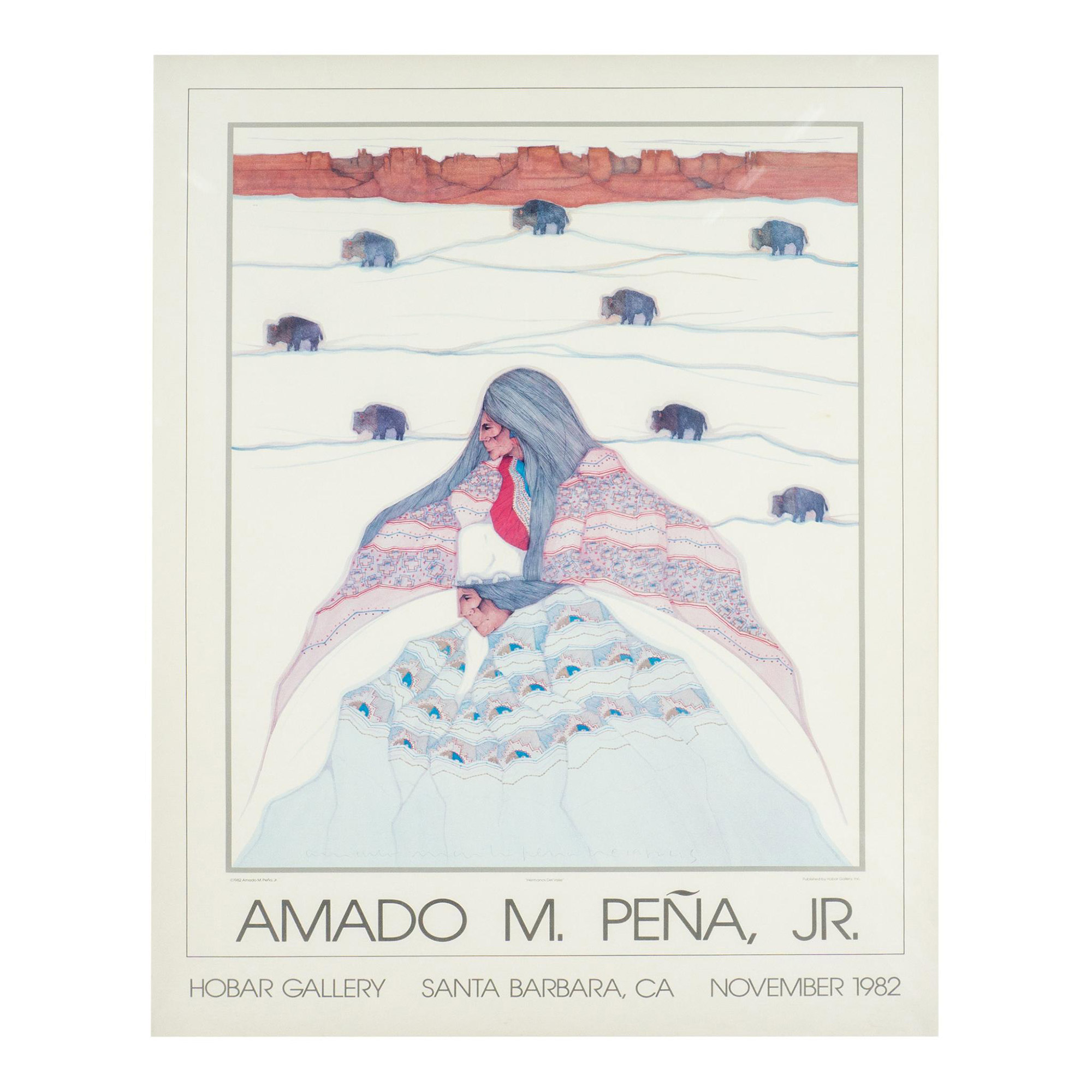 Vintage Amado M. Pena Jr. (American b. 1943) Gallery Poster - Image 2 of 5