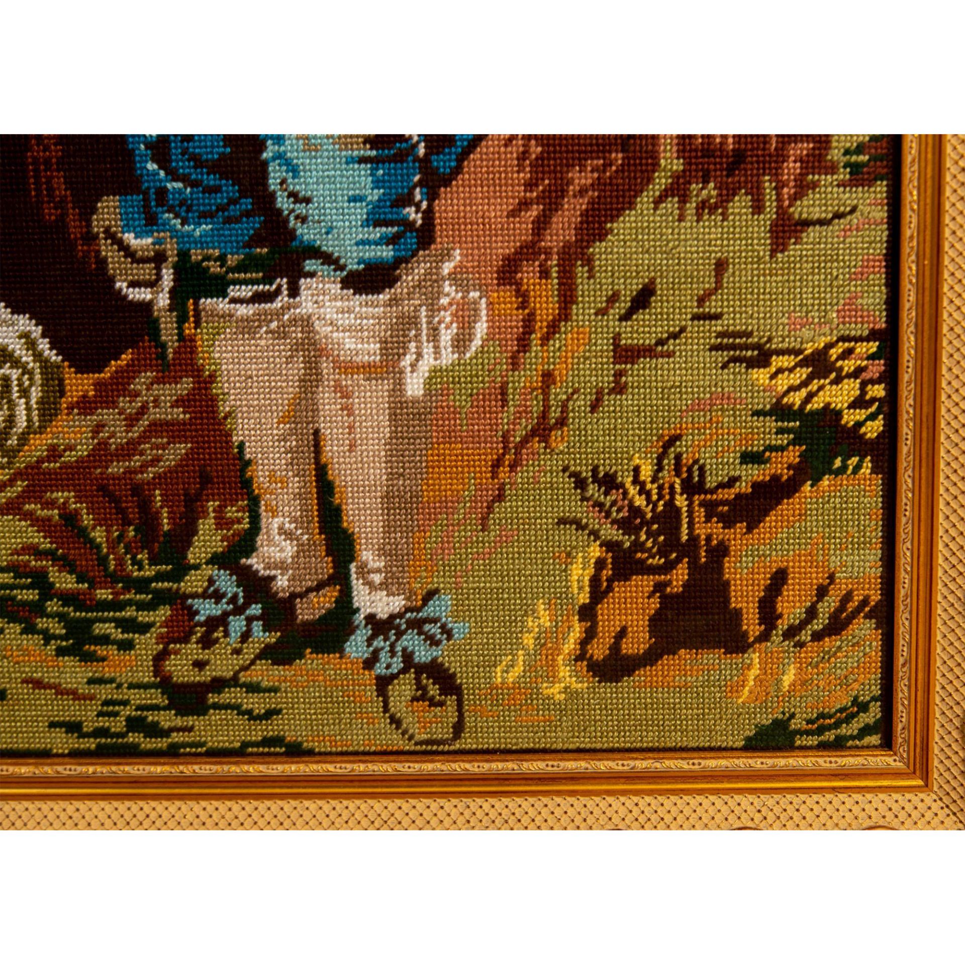 Thomas Gainsborough, Needlepoint, The Blue Boy - Image 3 of 5
