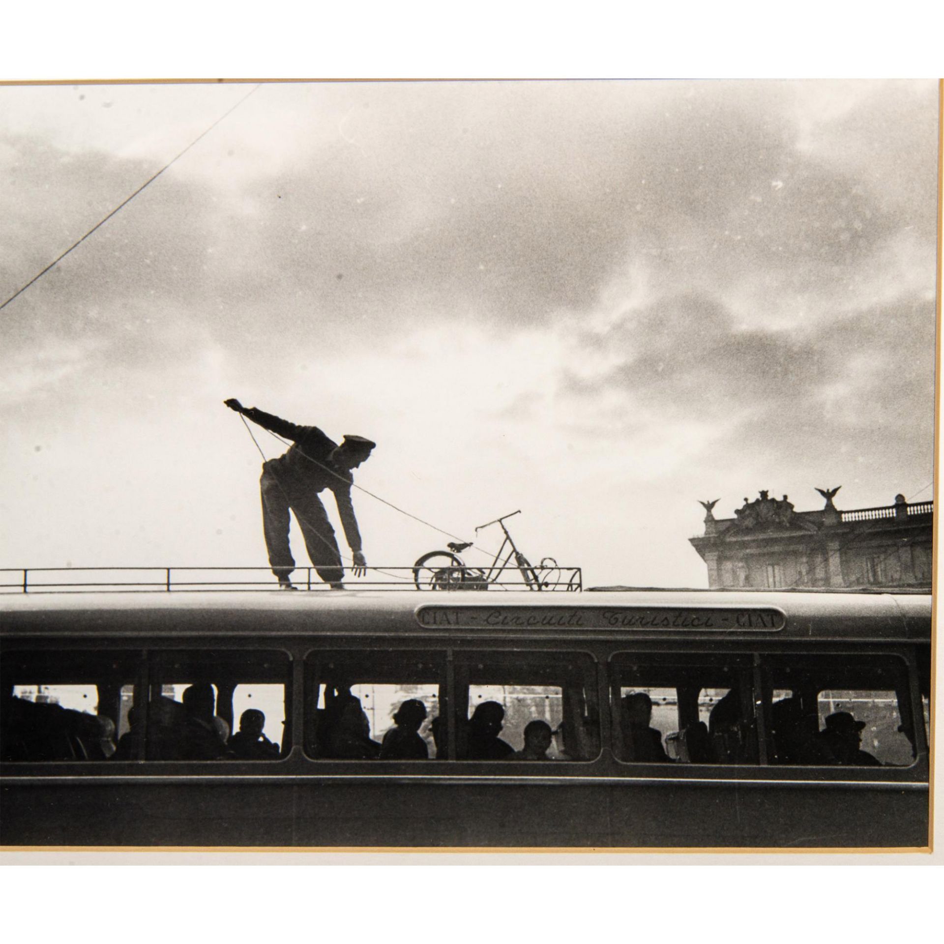 2pc Framed Italian Monochrome Silver Gelatin Photographs - Image 8 of 9