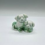 Royal Doulton Chinese Jade Figurine, Pekinese Two HN927