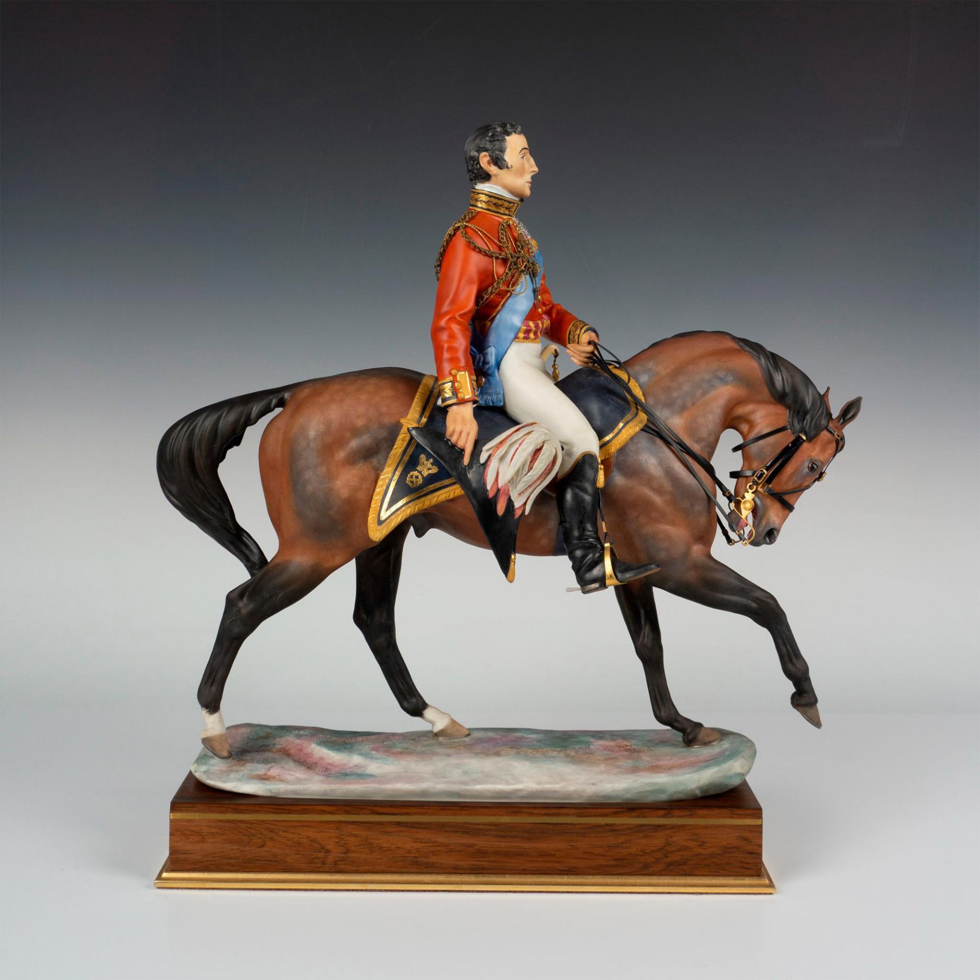 Royal Worcester Porcelain Sculpture, Wellington - Image 2 of 10