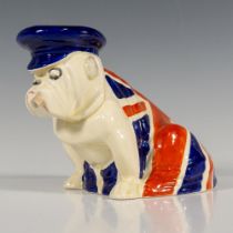 Royal Doulton Figurine, Union Jack Bulldog Trinity Hat D6182
