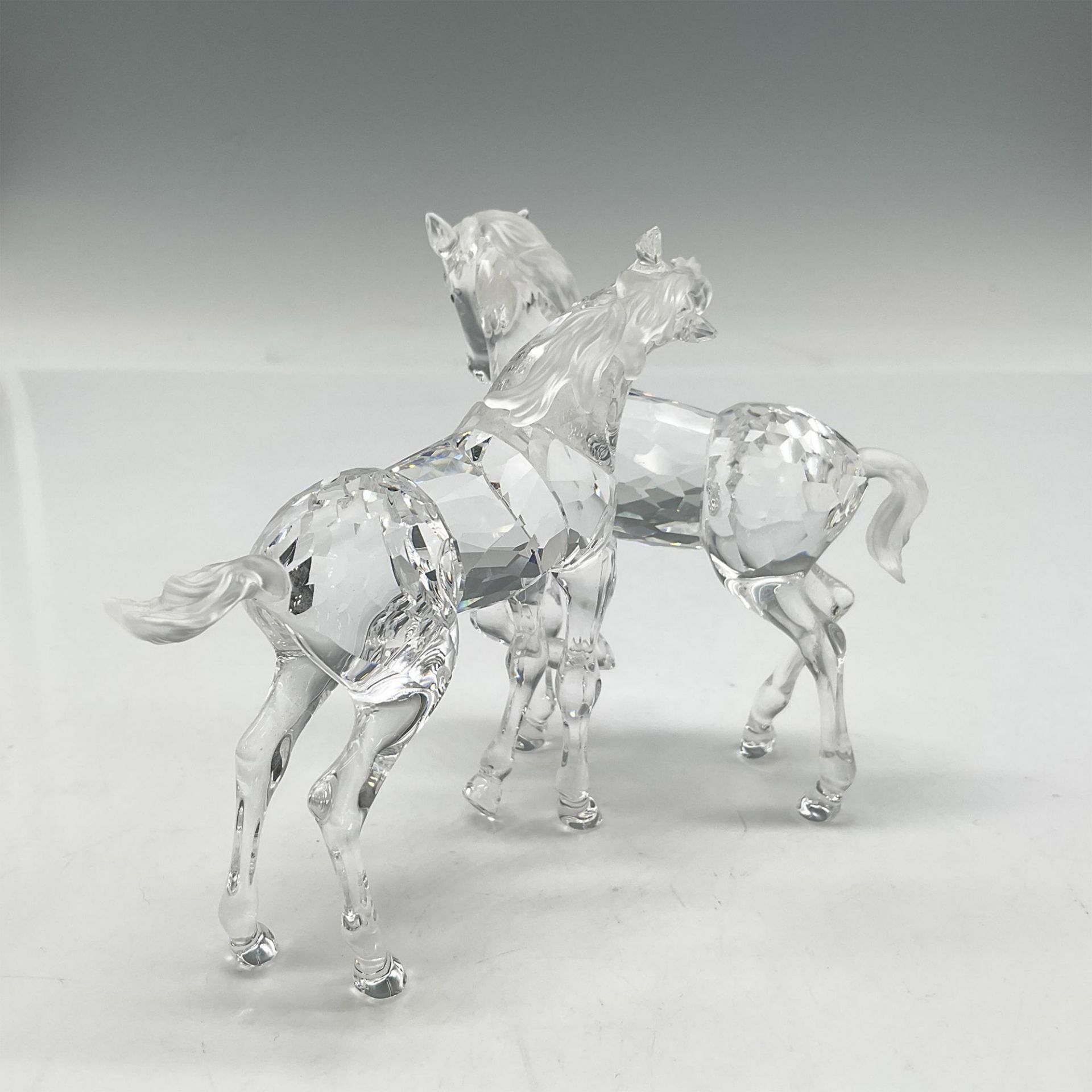 Swarovski Crystal Figurine, Foals Playing - Clear - Bild 2 aus 3