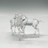 Swarovski Crystal Figurine, Foals Playing - Clear