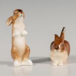 2pc Royal Doulton Porcelain Figurines, Rabbits K37 and K38