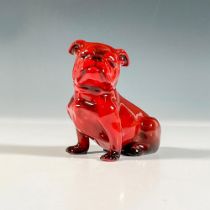 Royal Doulton Flambe Figurine, Seated Bulldog