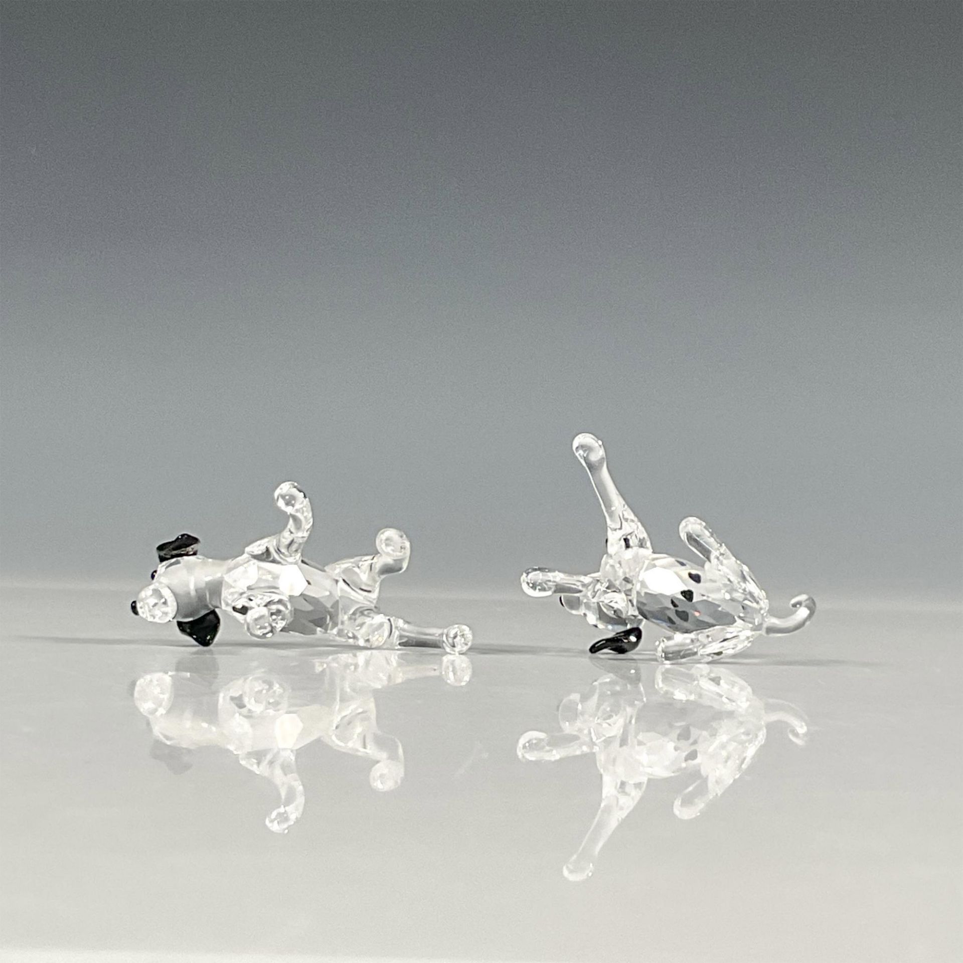 2pc Swarovski Crystal Dalmatian Figurines - Image 4 of 4