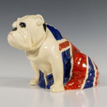Royal Doulton Porcelain Figurine, Union Jack Bulldog D5913