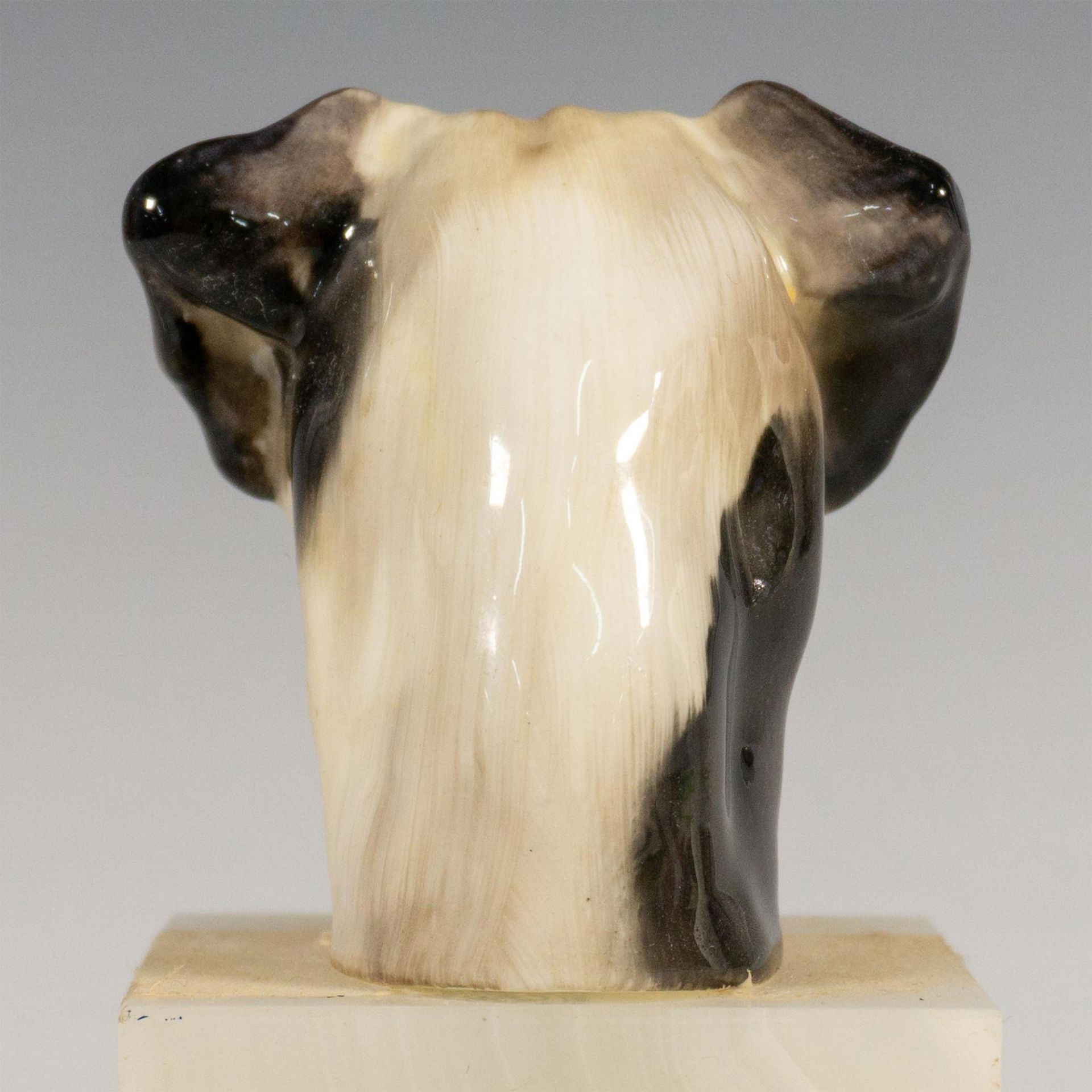 Doulton Great Dane's Head Pencil Holder Calendar on Marble - Image 4 of 6