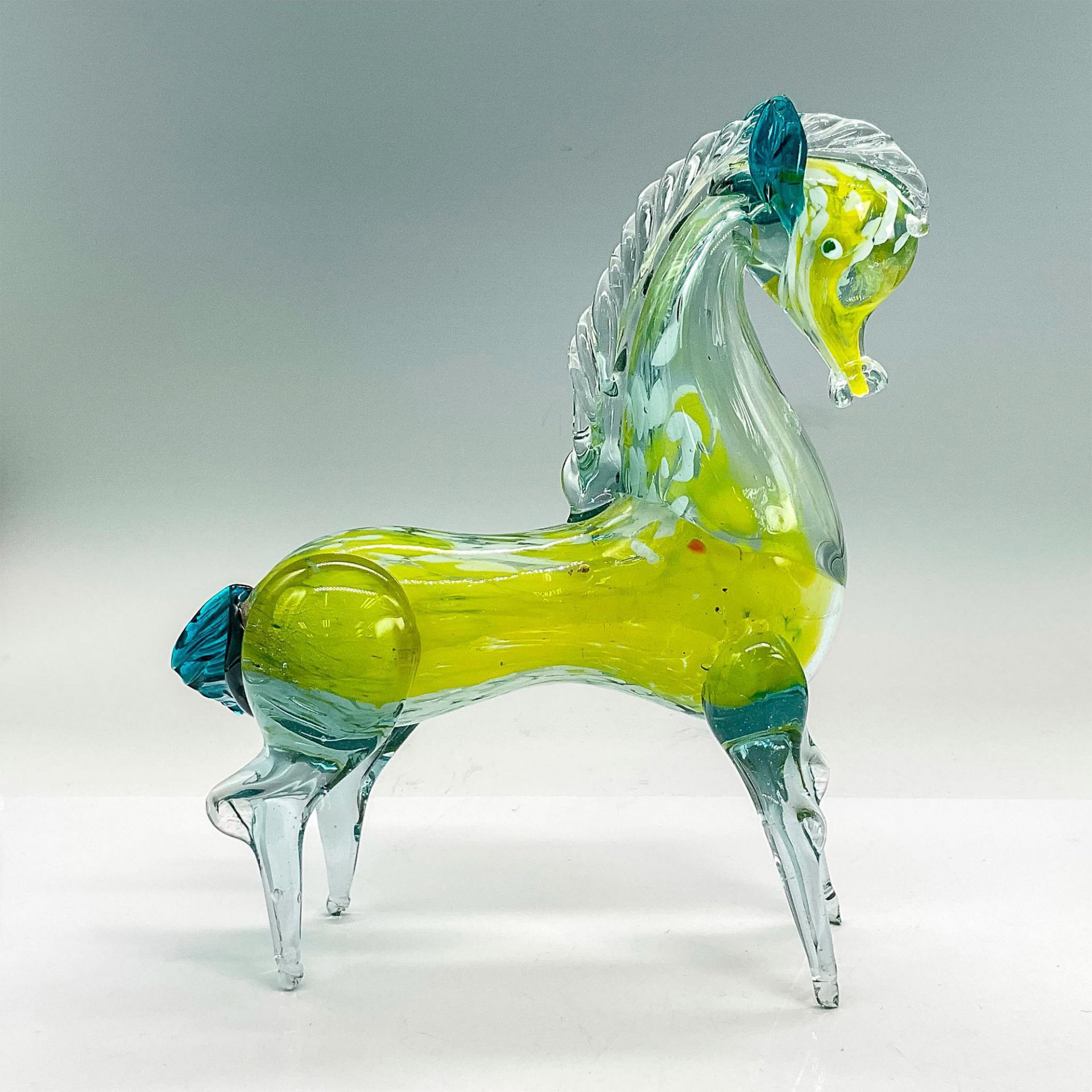 Murano Style Art Glass Figure, Horse - Bild 2 aus 4
