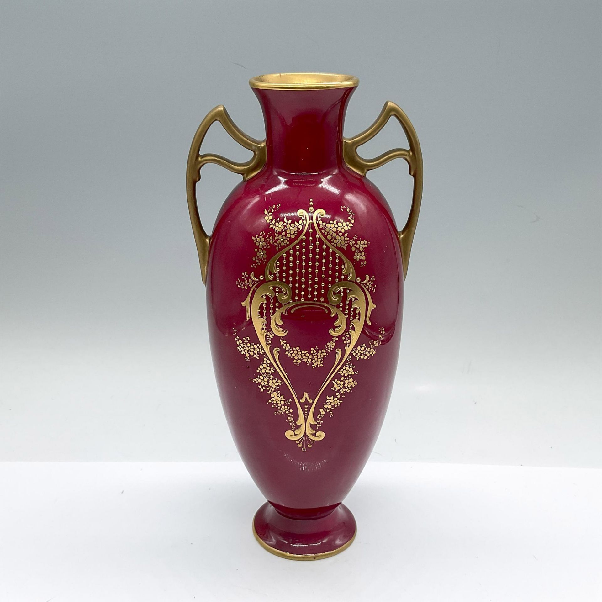 Doulton Burslem S. Wilson Porcelain Dog Hunting Vase - Image 2 of 4