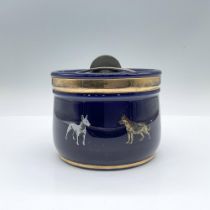 Royal Doulton Stoneware Dog Motif Tobacco Jar