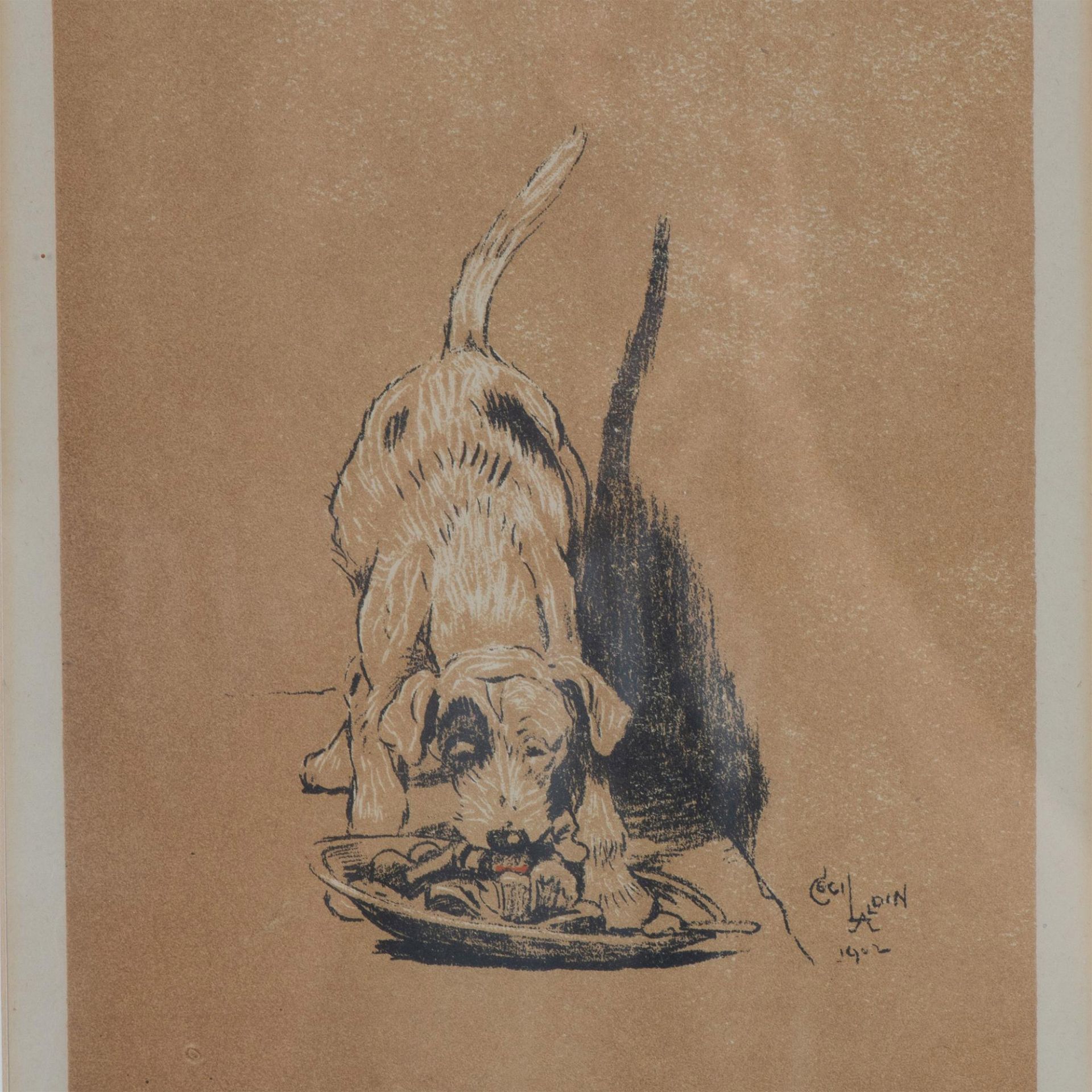 After Cecil Aldin, Print on Paper, A Dog Day - Bild 2 aus 3