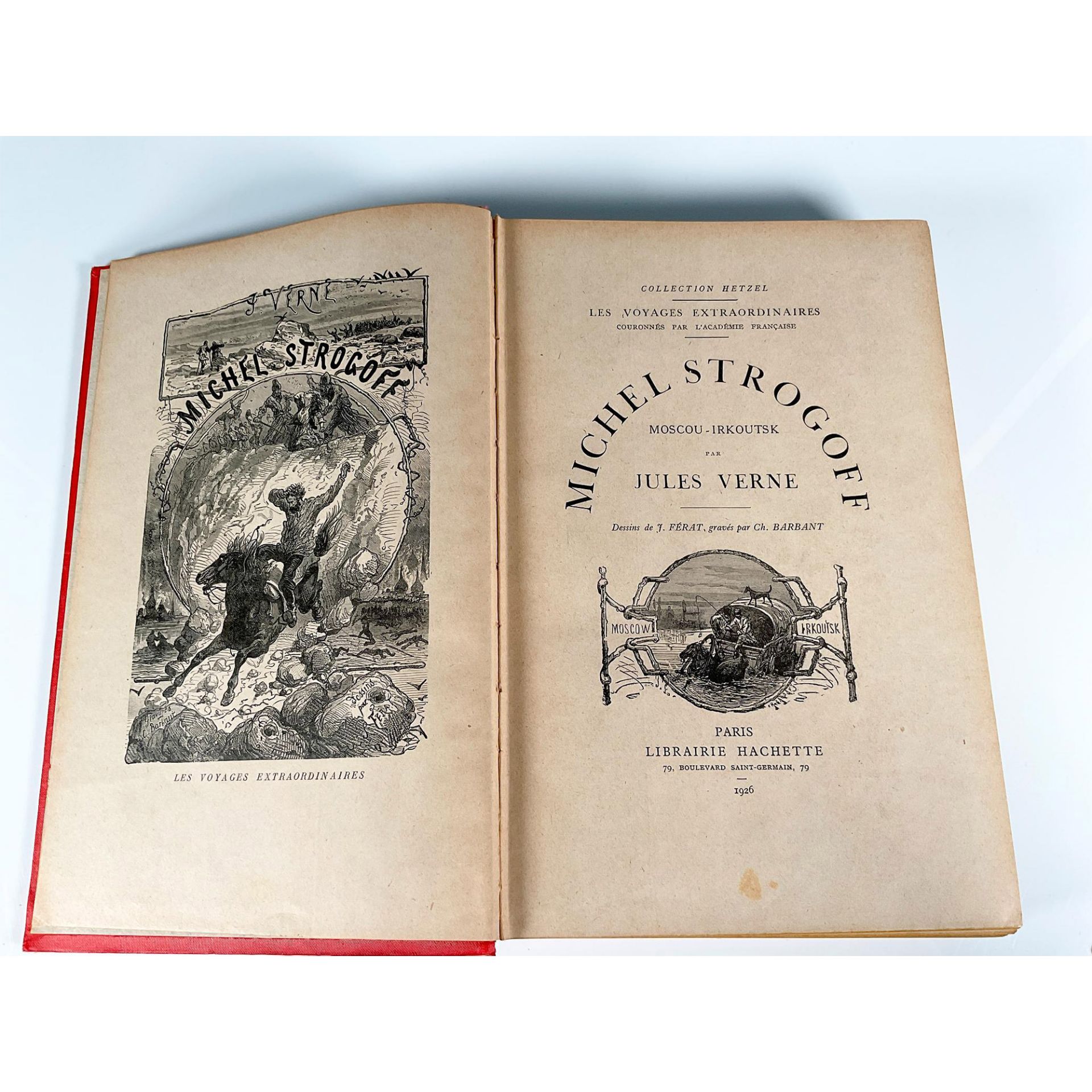 Jules Verne, Michel Strogoff, Un Elephant, Hachette & Cie - Image 2 of 4