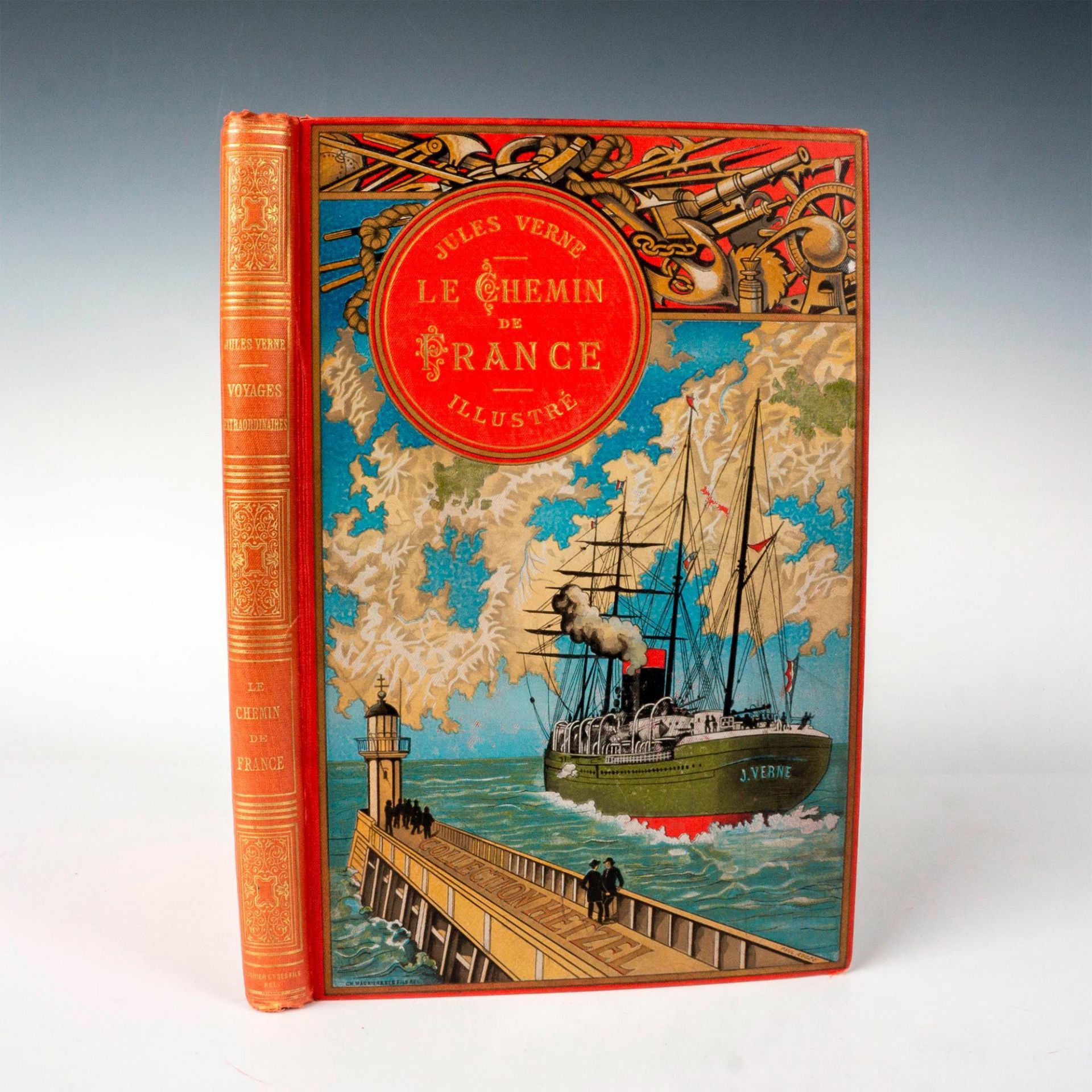 Jules Verne, Le Chemin de France, Au Steamer Red Macaron