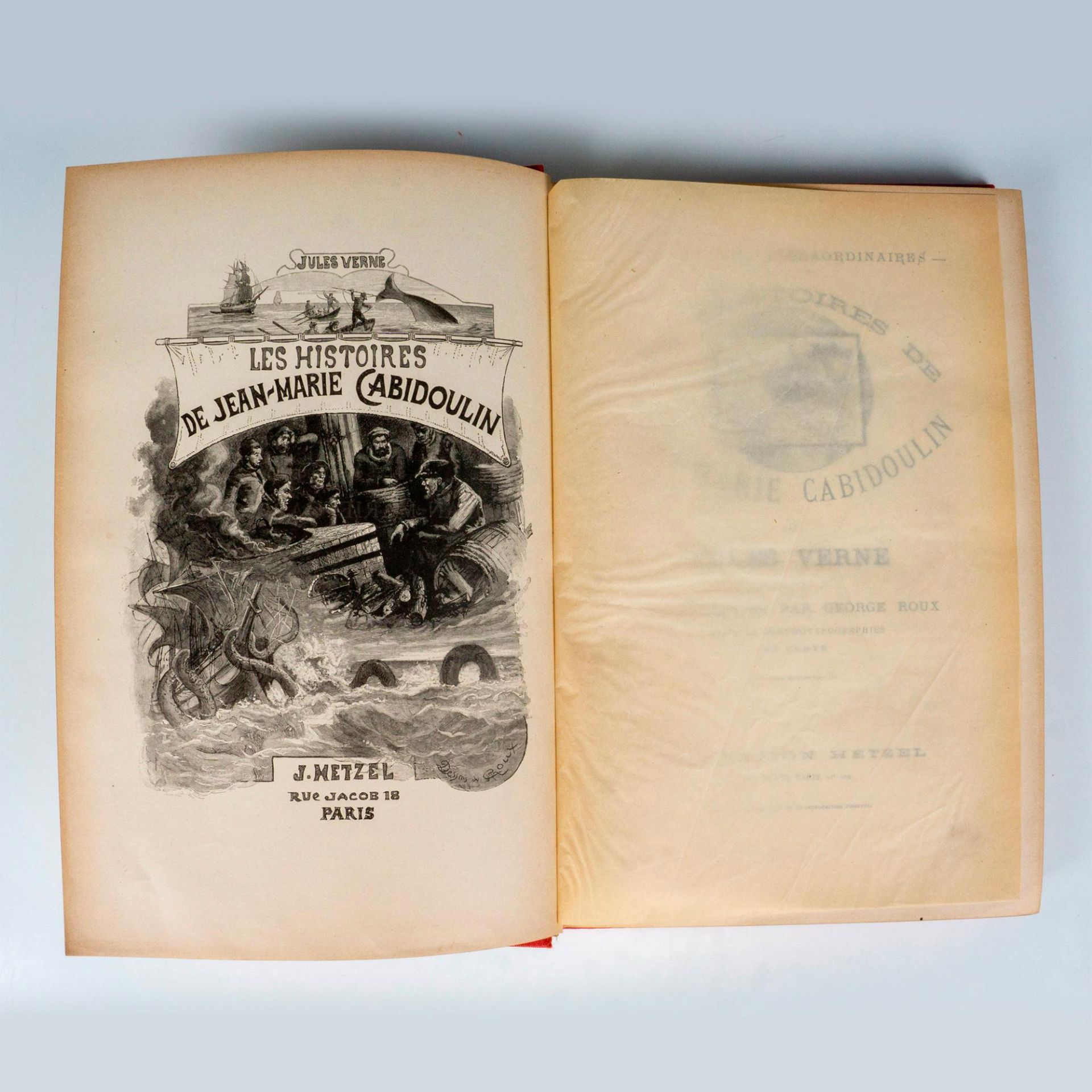 Jules Verne, Jean-Marie Cabidoulin, Steamer Golden Macaron - Image 4 of 4