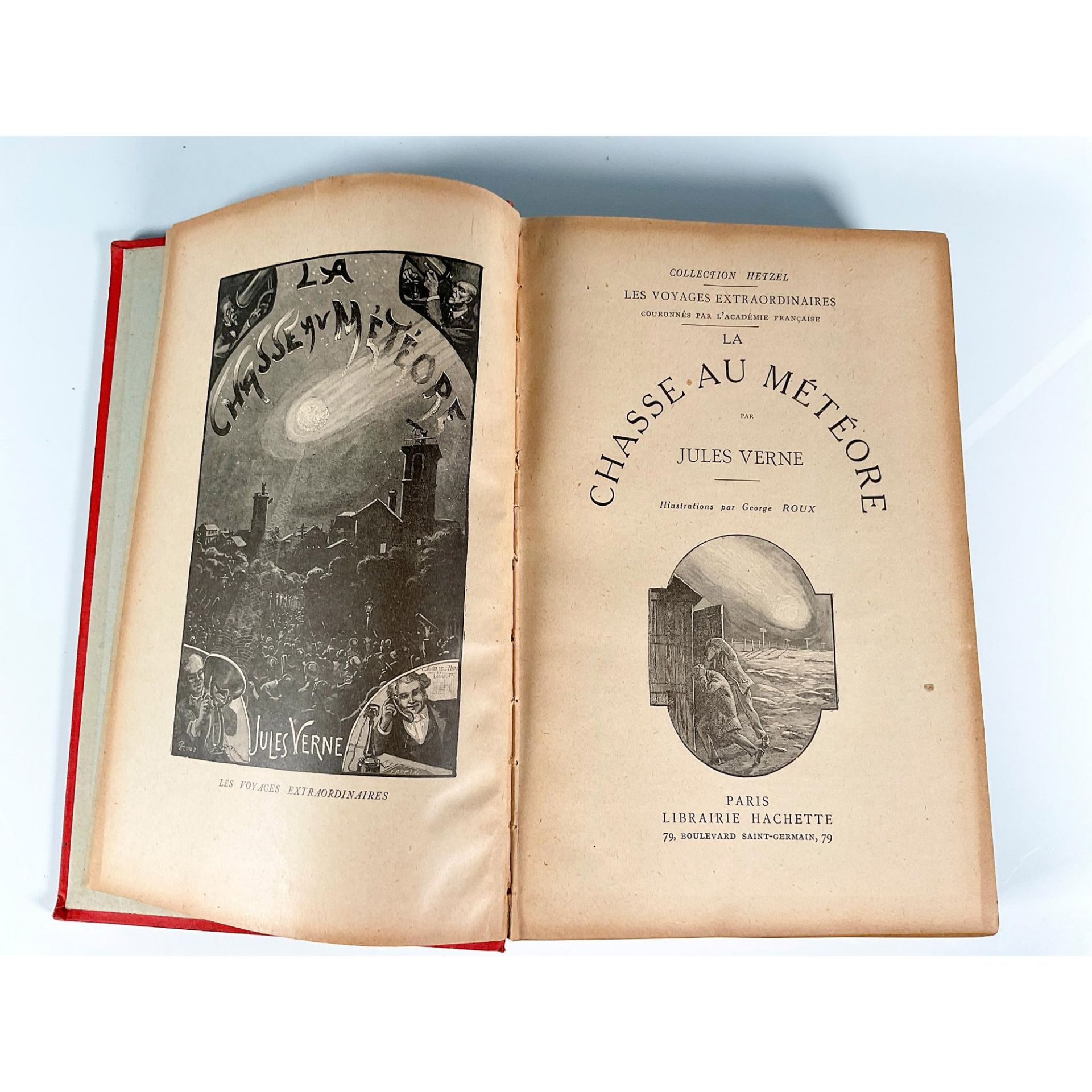 Jules Verne, Chasse au Meteore, Un Elephant, Hachette & Cie - Bild 2 aus 4