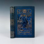 Jules Verne, Capitaine Hatteras, A L'Obus, Blue Cover