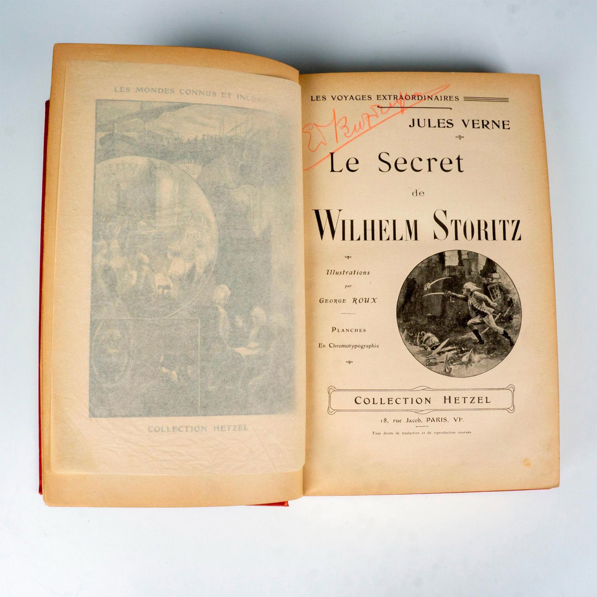 Jules Verne, Le Secret de Wilhem Storitz, A Un Elephant - Image 2 of 4