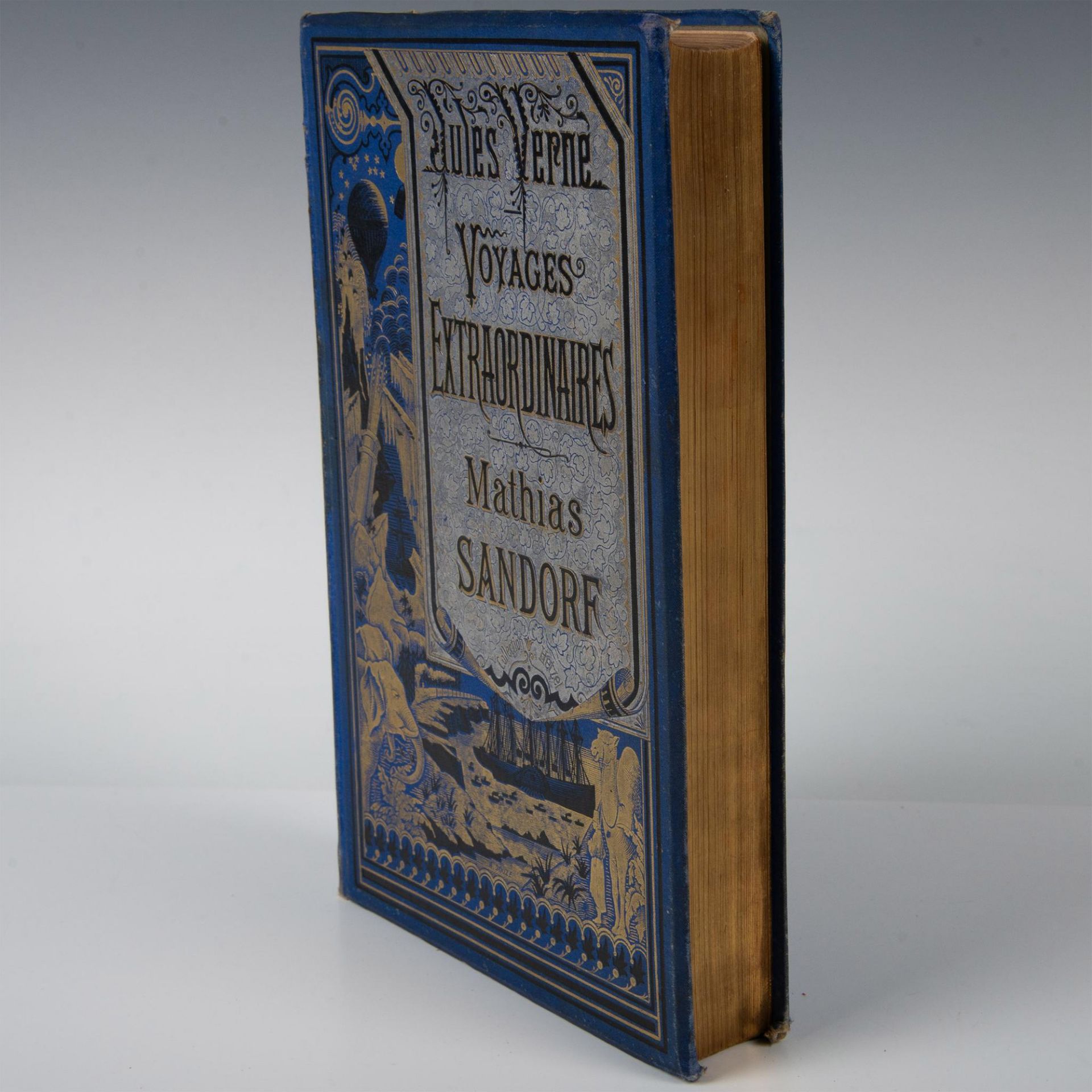 Jules Verne, Mathias Sandorf, A La Banniere, Royal Blue - Bild 2 aus 6