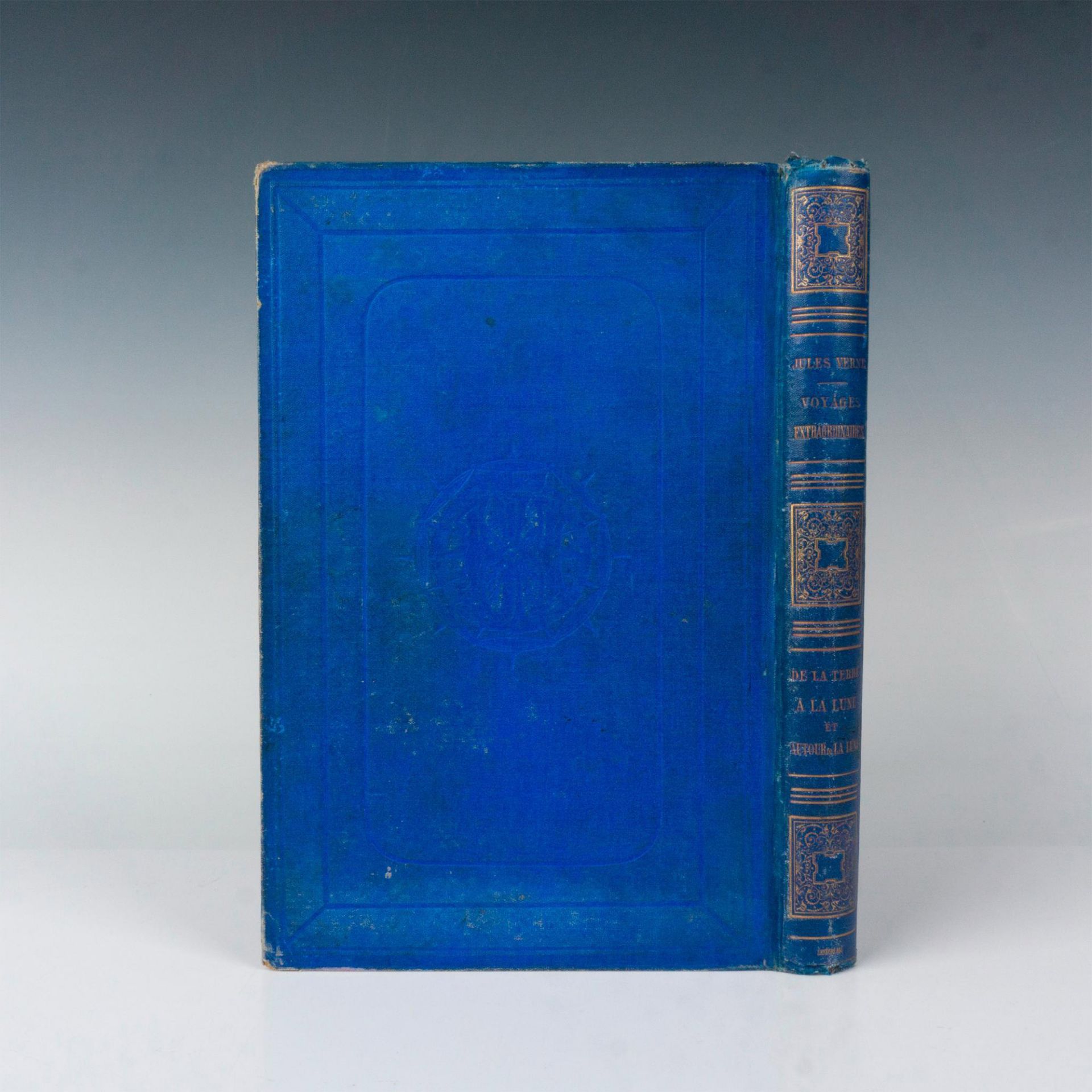 Jules Verne, De La Terre A La Lune, A L'Obus, Blue Cover - Bild 3 aus 3